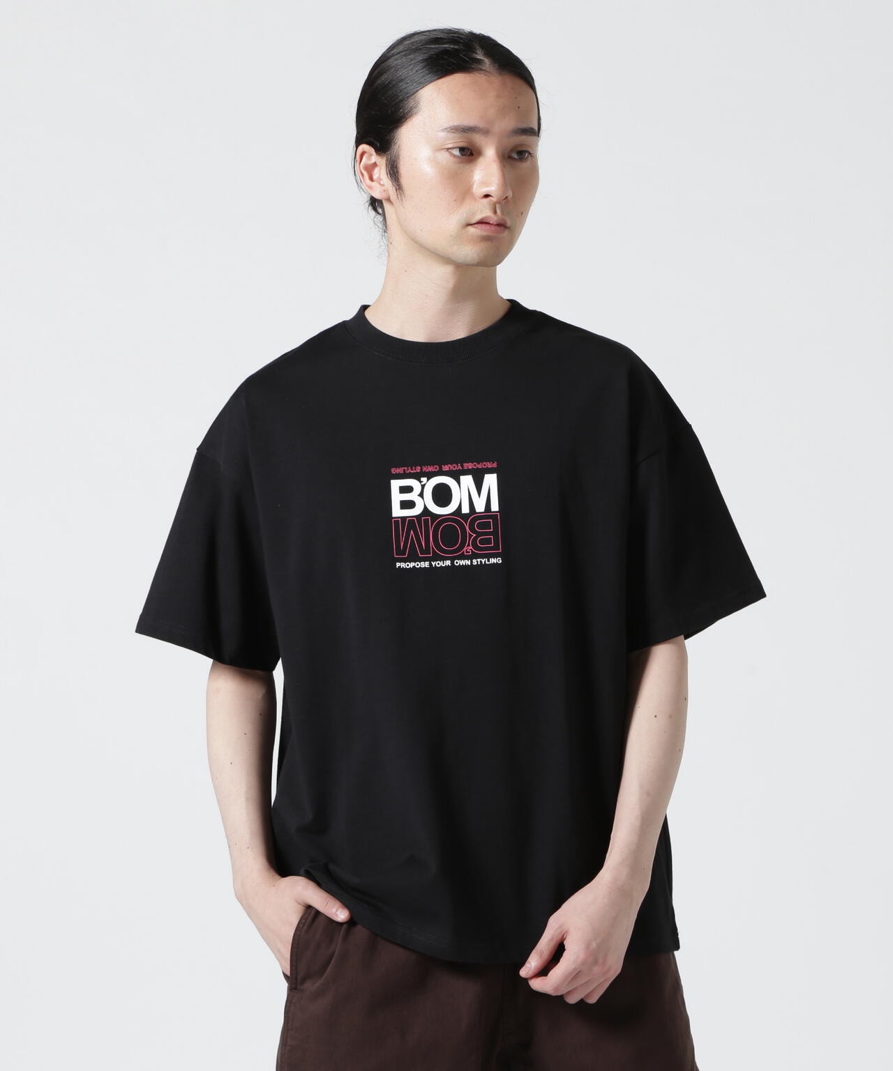 B omnivore/ビーオムニボー OMNIVORE S/S TEE