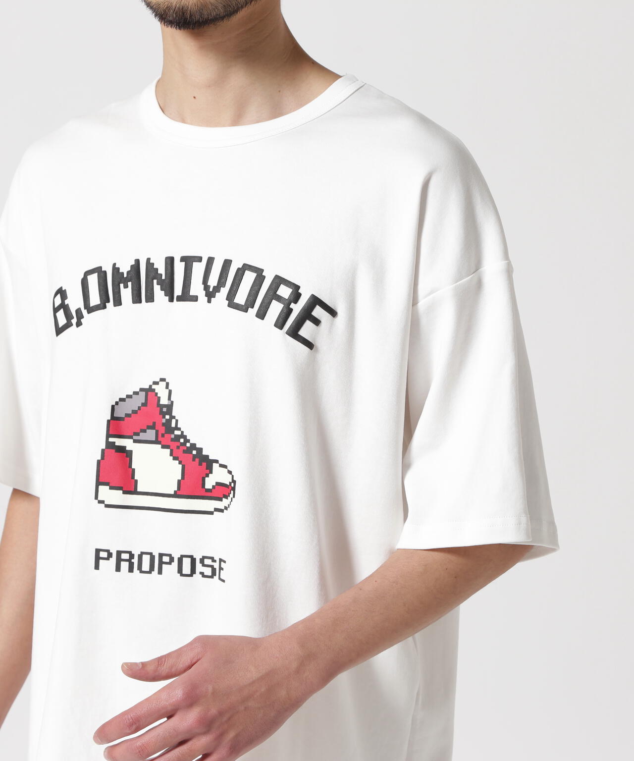 B omnivore/ビーオムニボー SNEAKERS S/S Tee
