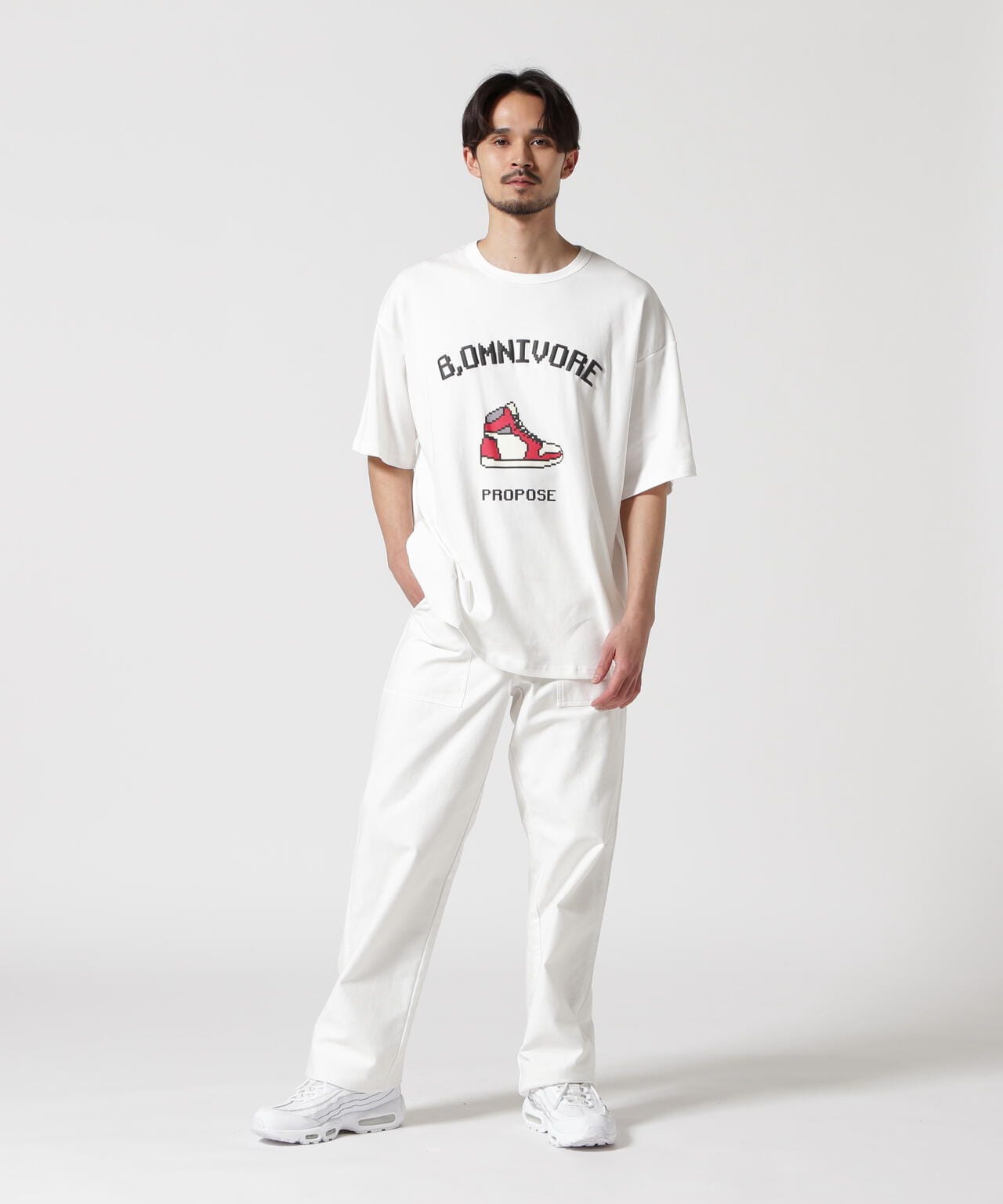 B omnivore/ビーオムニボー SNEAKERS S/S Tee