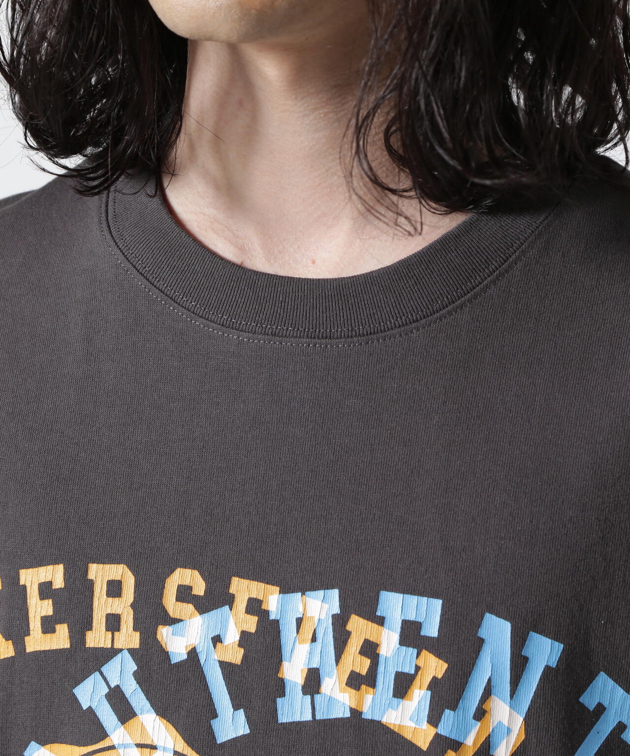 B omnivore/ビーオムニボー COLLEGE S/S TEE