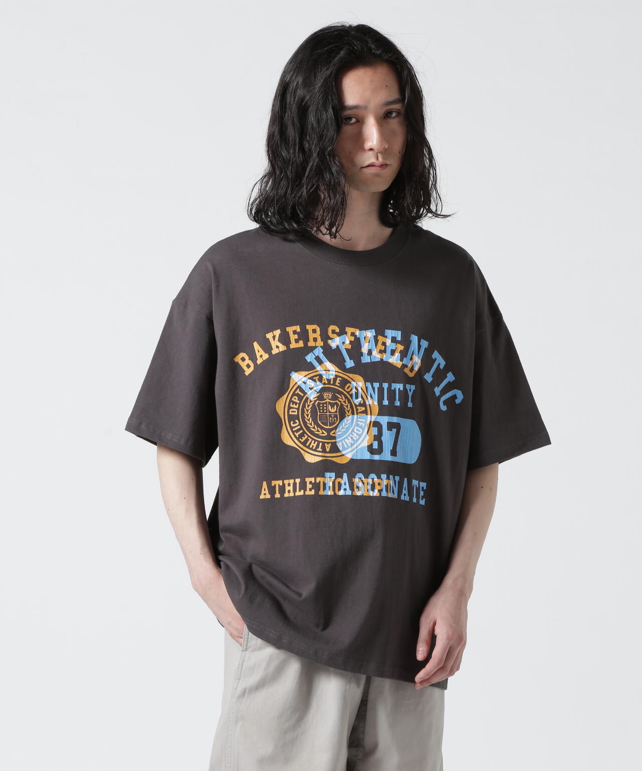 B omnivore/ビーオムニボー COLLEGE S/S TEE
