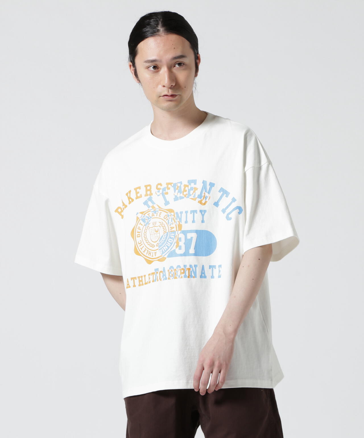 B omnivore/ビーオムニボー COLLEGE S/S TEE