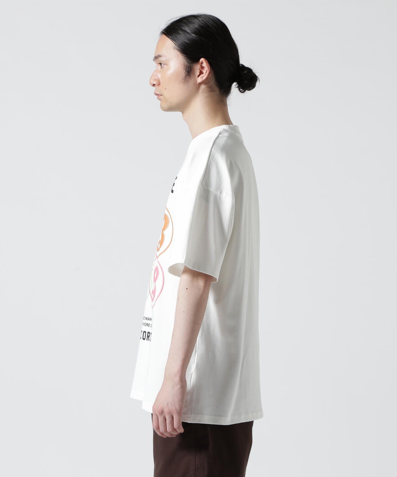 B omnivore/ビーオムニボー RECORD S/S TEE