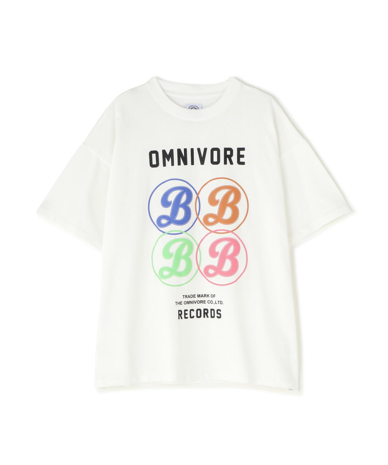 B omnivore/ビーオムニボー RECORD S/S TEE