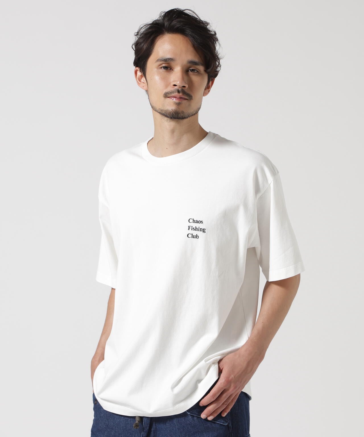 Chaos Fishing Club LOGO CREW NECK T-SHIRT