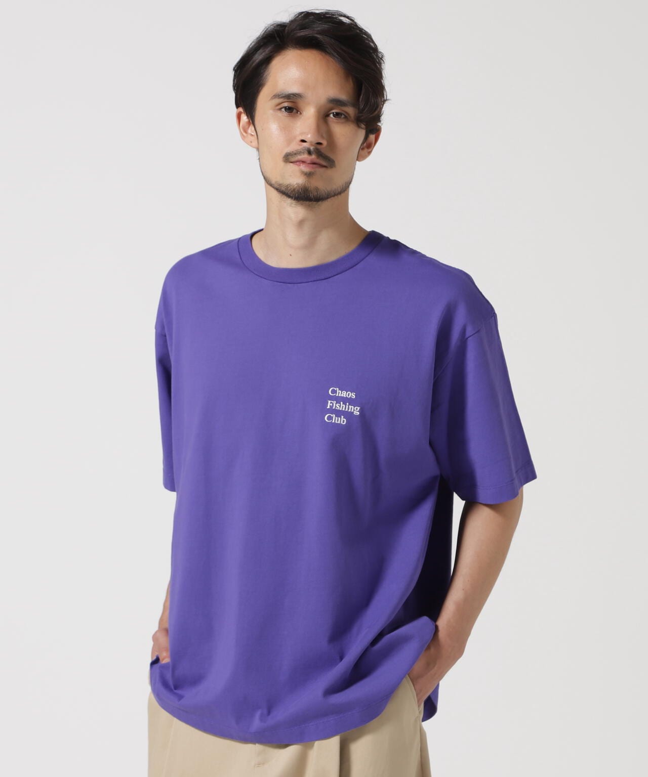Chaos Fishing Club LOGO CREW NECK T-SHIRT
