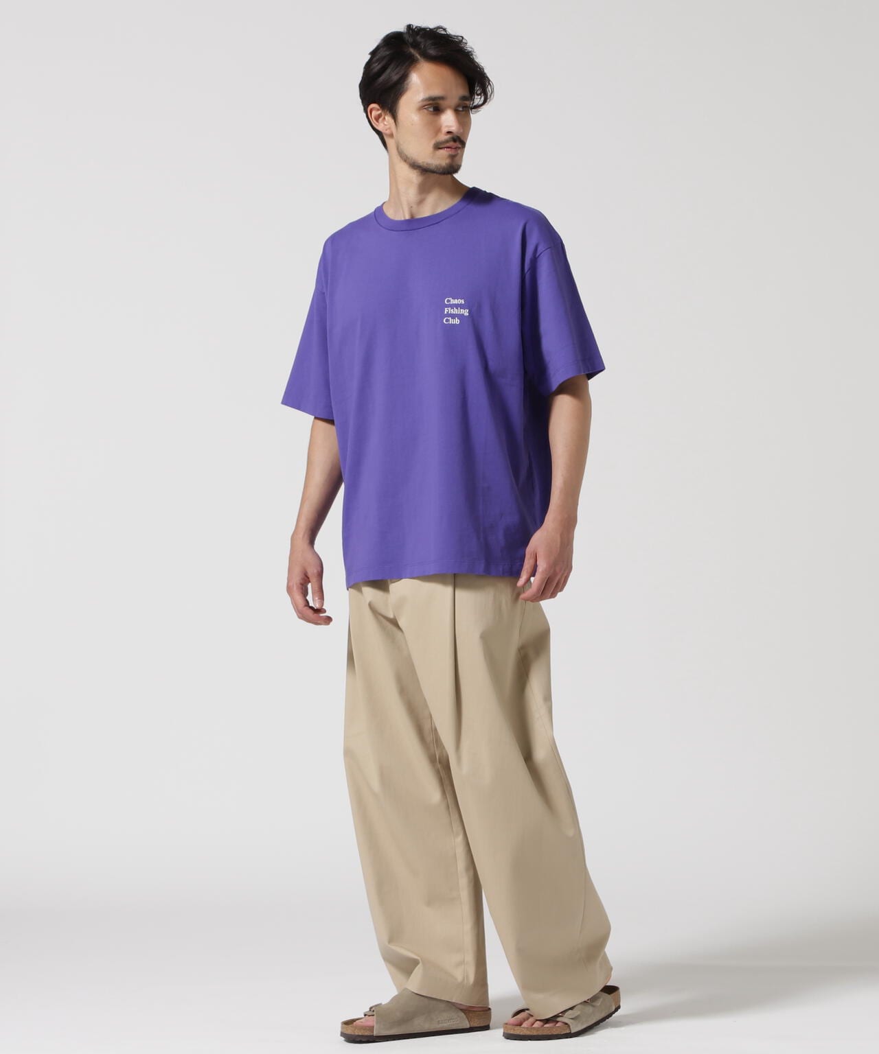 Chaos Fishing Club LOGO CREW NECK T-SHIRT
