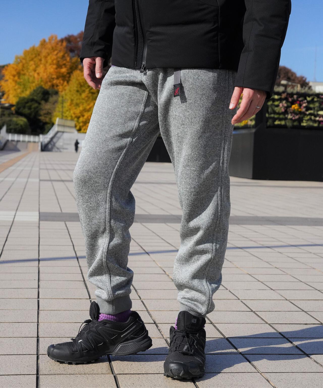 GRAMICCI/グラミチ BONDING KNIT FLEECE NARROW RIB PANT