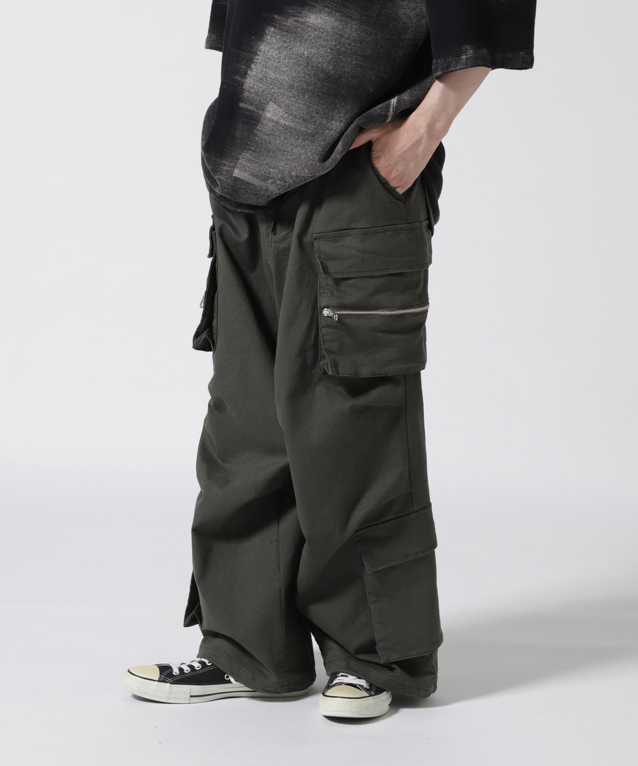 B omnivore/ビーオムニボー W POCKET CARGO PANTS