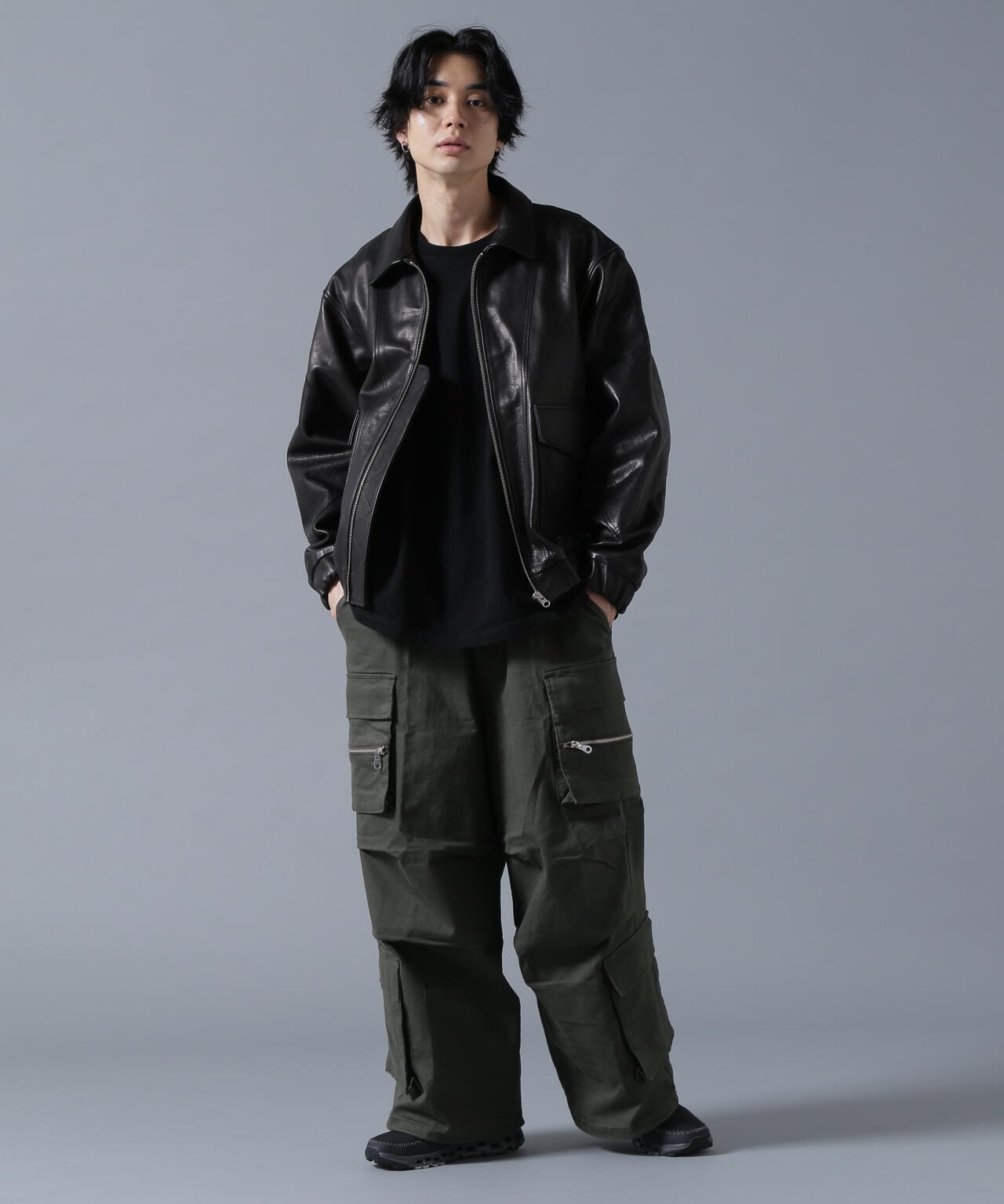 B omnivore/ビーオムニボー W POCKET CARGO PANTS