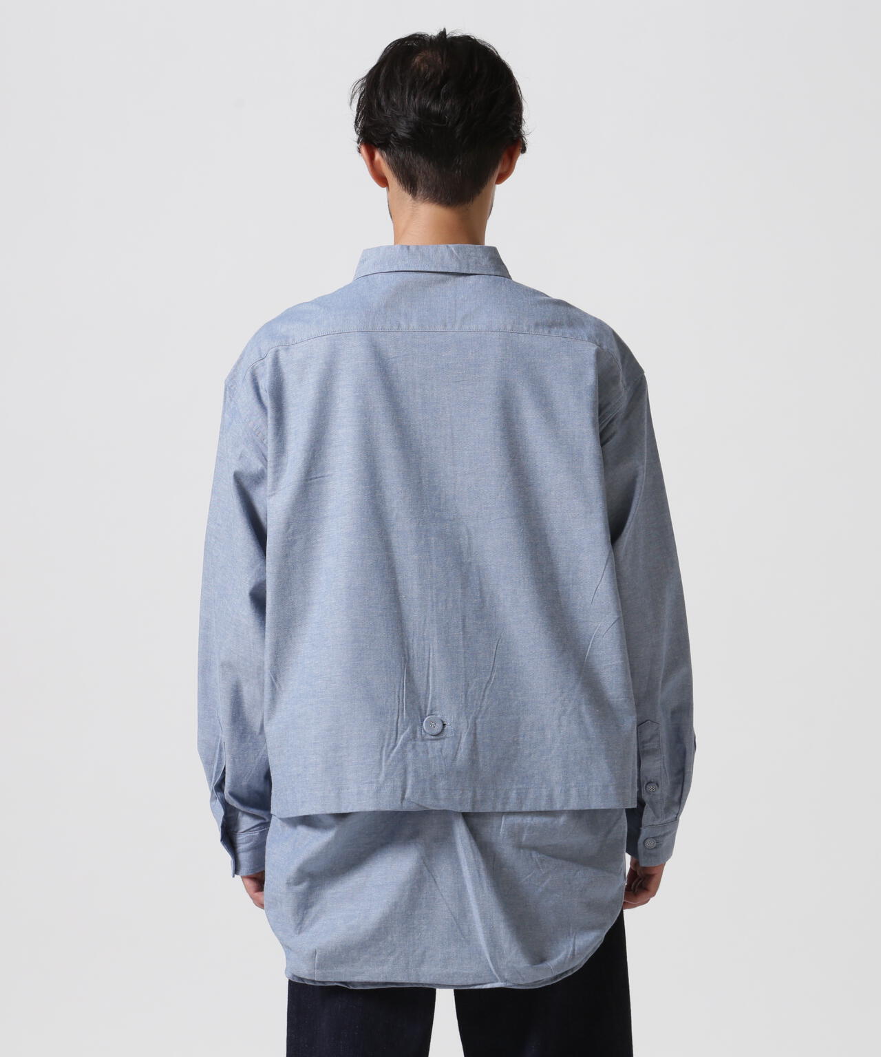 CMF OUTDOOR GARMENT/シーエムエフ アウトドアガーメント 別注newspaper shirt