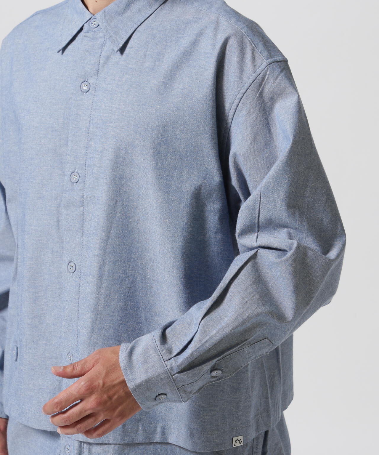 CMF OUTDOOR GARMENT/シーエムエフ アウトドアガーメント 別注newspaper shirt