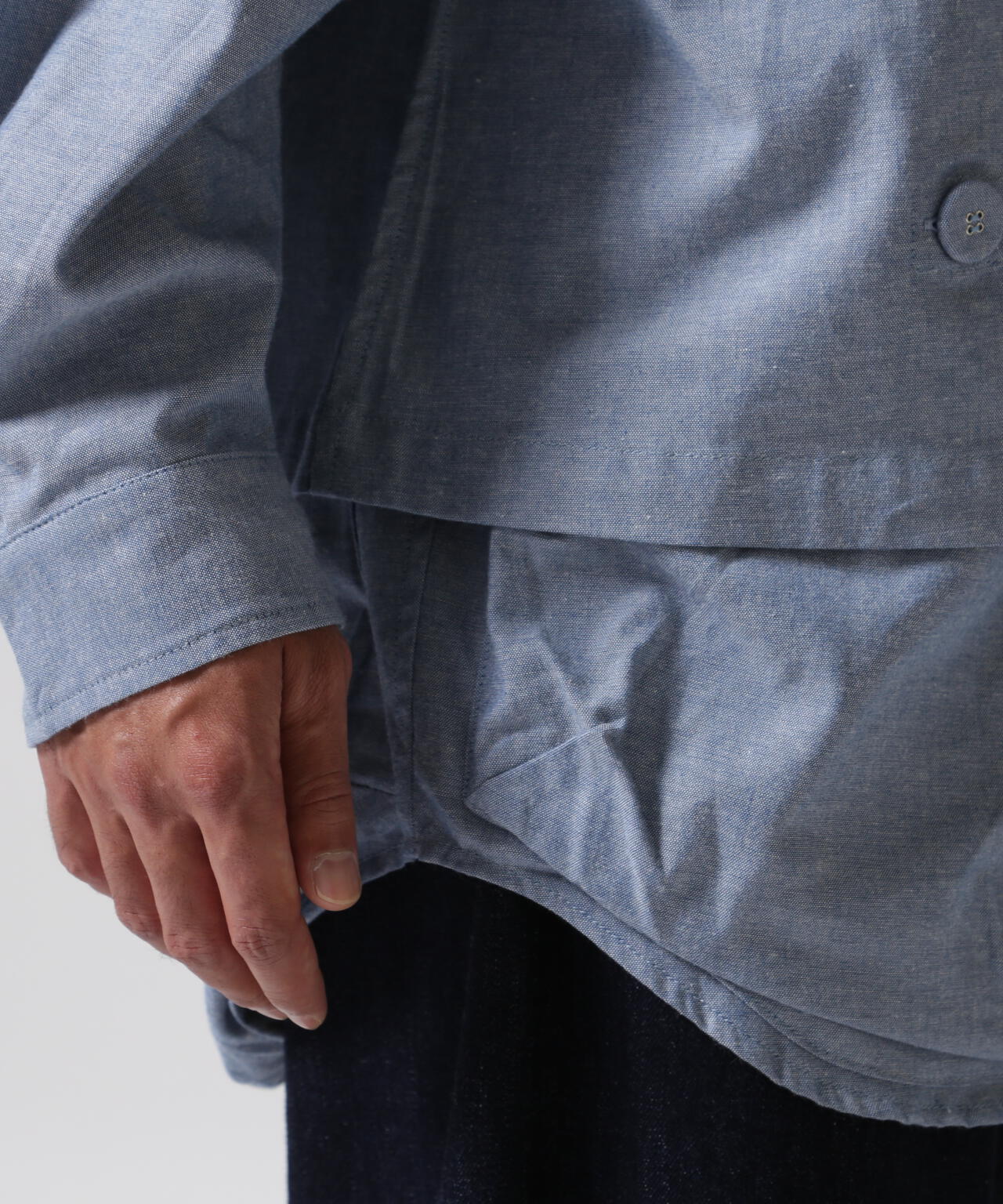 CMF OUTDOOR GARMENT/シーエムエフ アウトドアガーメント 別注newspaper shirt