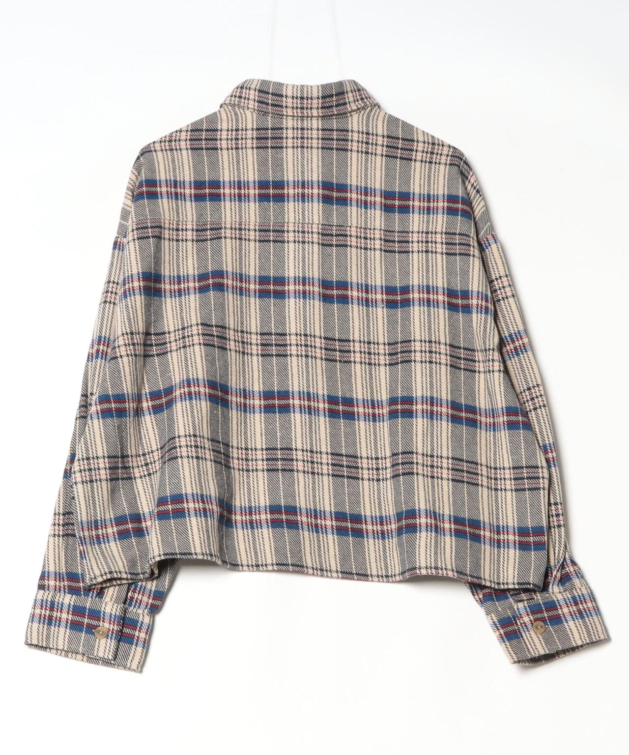 B omnivore/ビーオムニボー COTTON FLANNEL CHECK SHIRT コットンフランネルチェックシャツ