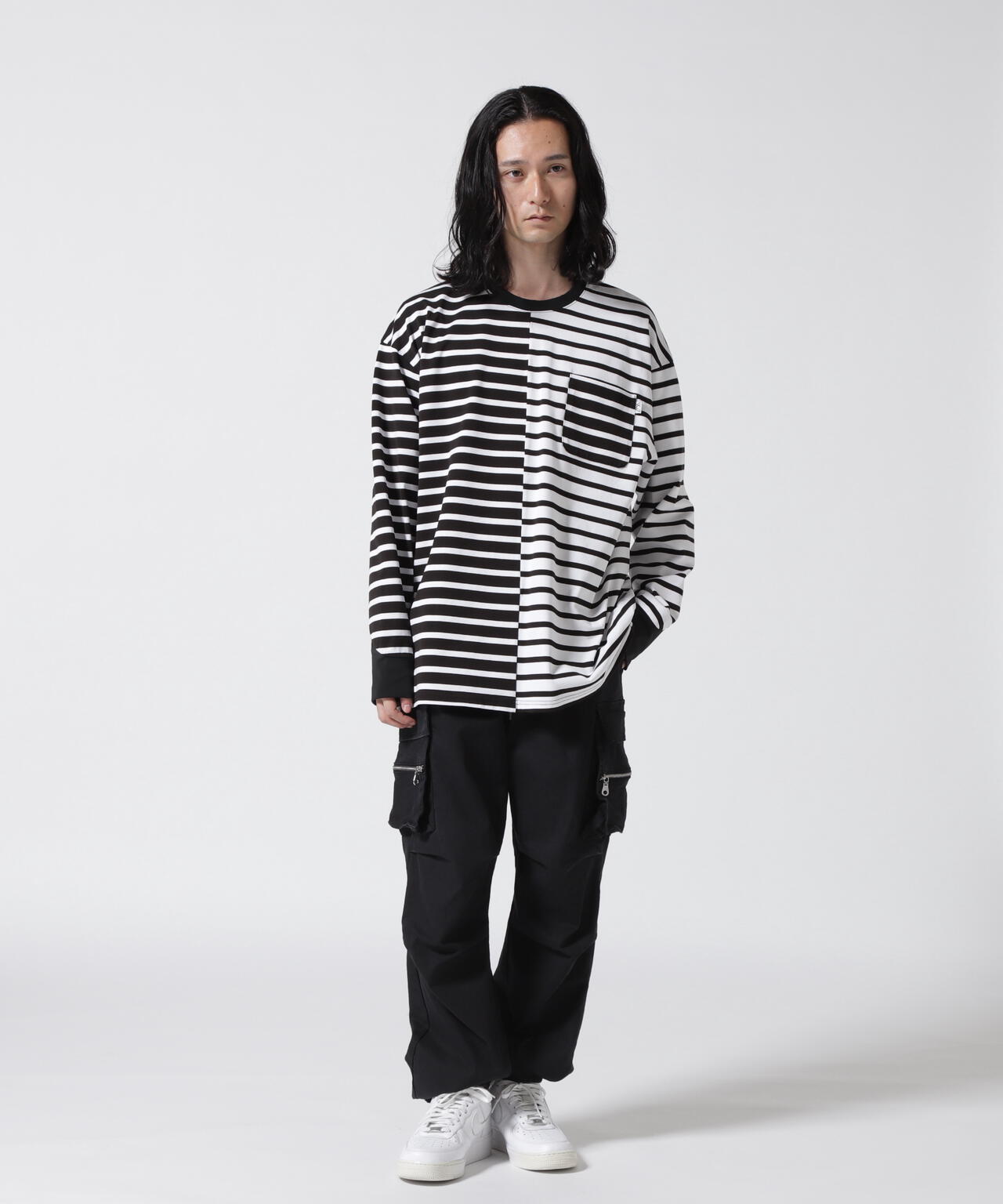 CMF OUTDOOR GARMENT 別注BORDER TEE L/S
