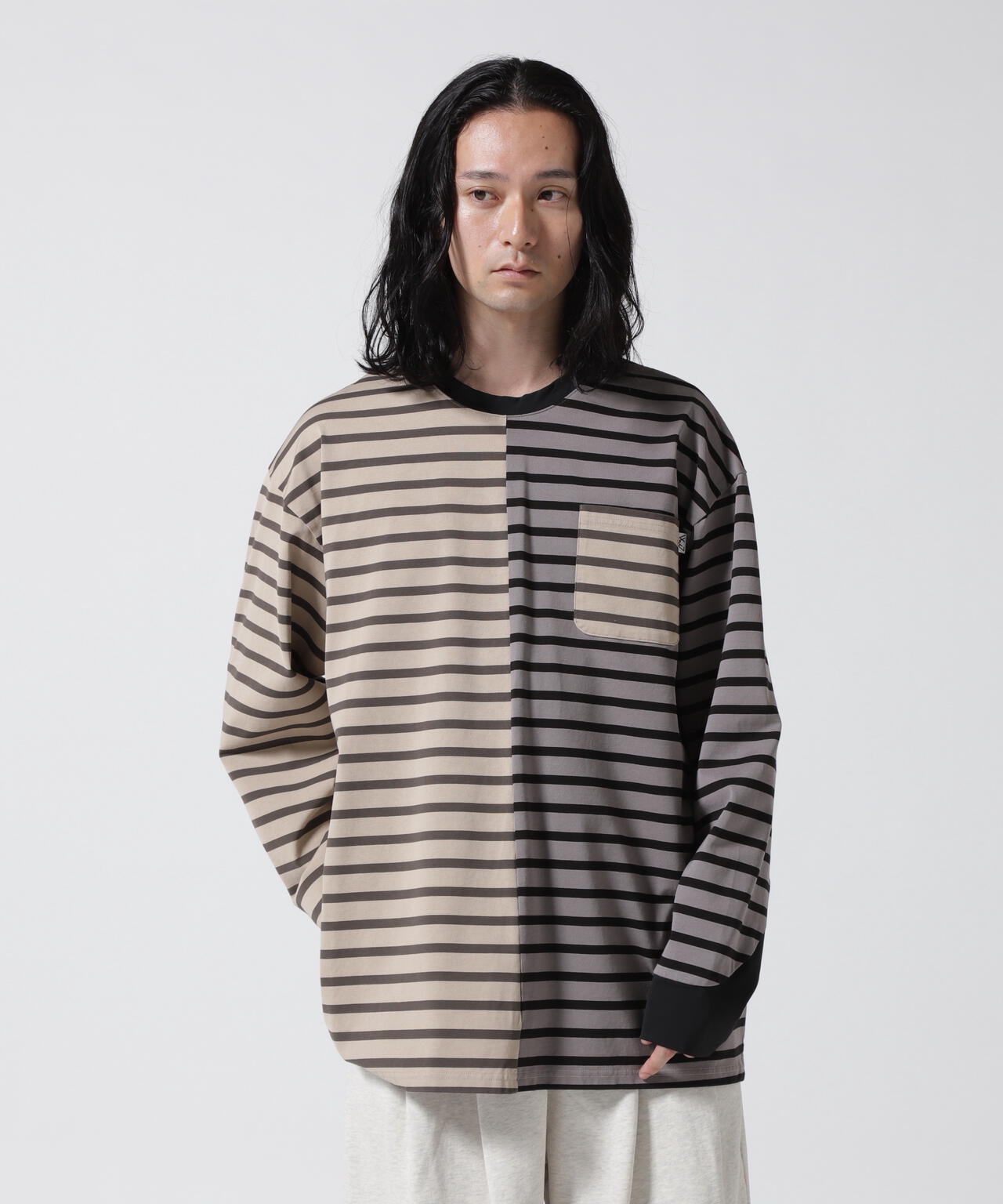 CMF OUTDOOR GARMENT 別注BORDER TEE L/S