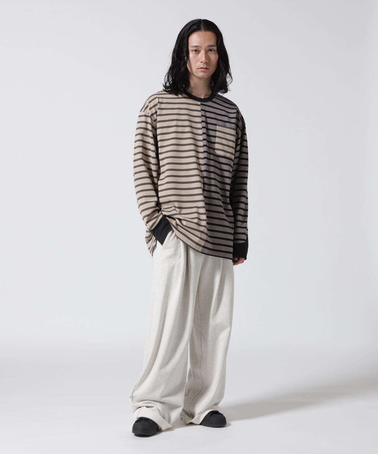 CMF OUTDOOR GARMENT 別注BORDER TEE L/S