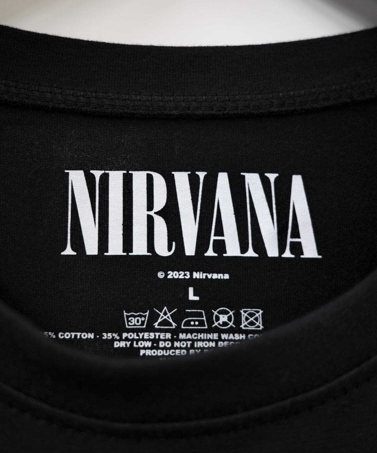 NIRVANA/ニルヴァーナ GRADIENT HAPPY FACE L/S TEE ロンT
