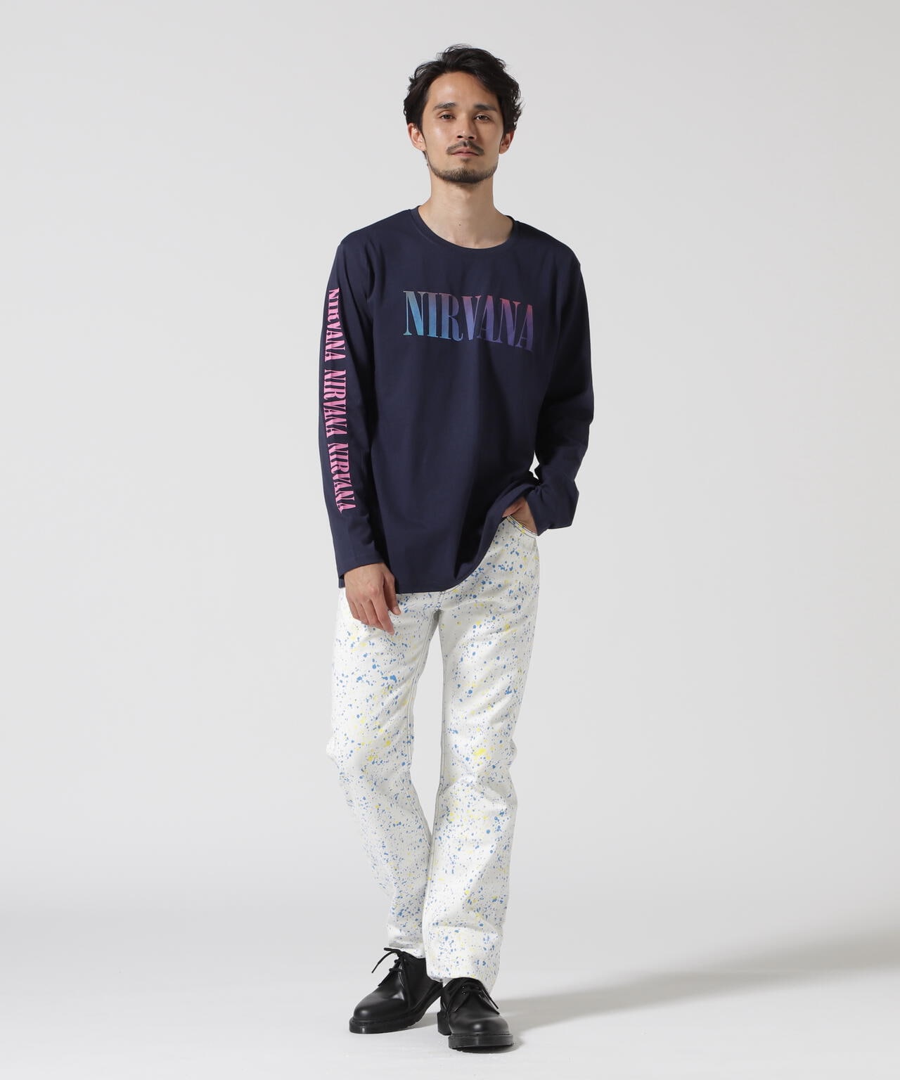 NIRVANA/ニルヴァーナ ANGELIC GRADIENT L/S TEE ロンT