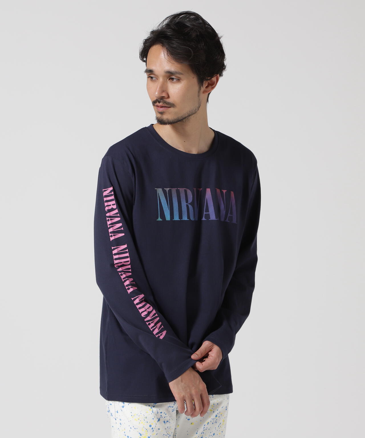 NIRVANA/ニルヴァーナ ANGELIC GRADIENT L/S TEE ロンT