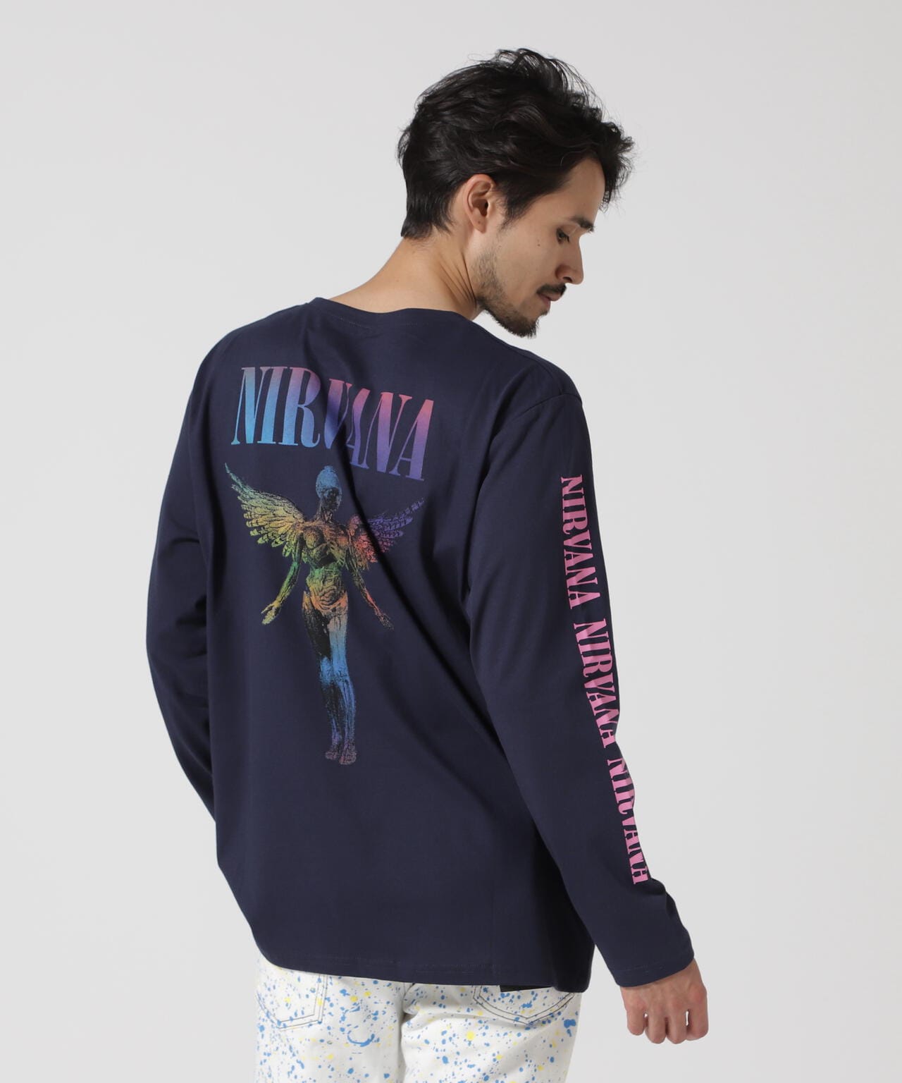 NIRVANA/ニルヴァーナ ANGELIC GRADIENT L/S TEE ロンT