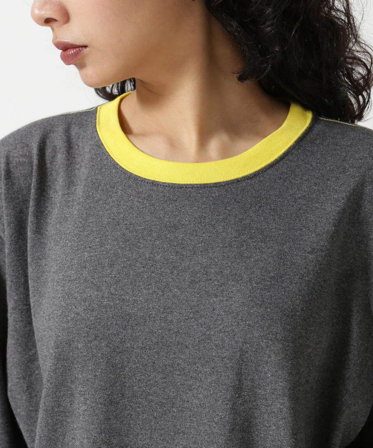 SOGLIA/ソリア OPEN END SOLID LONG SLEEVE T リンガーT