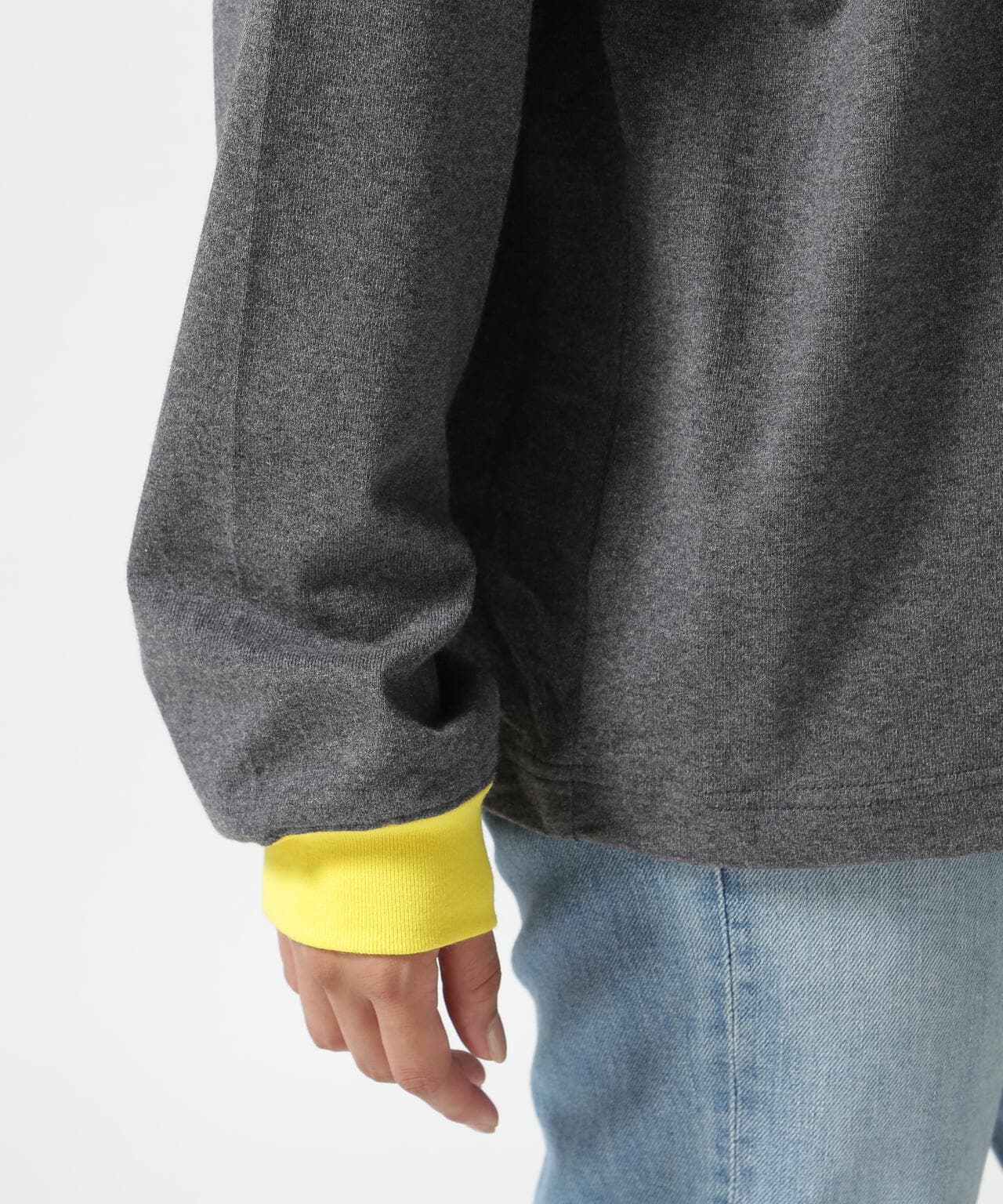 SOGLIA/ソリア OPEN END SOLID LONG SLEEVE T リンガーT
