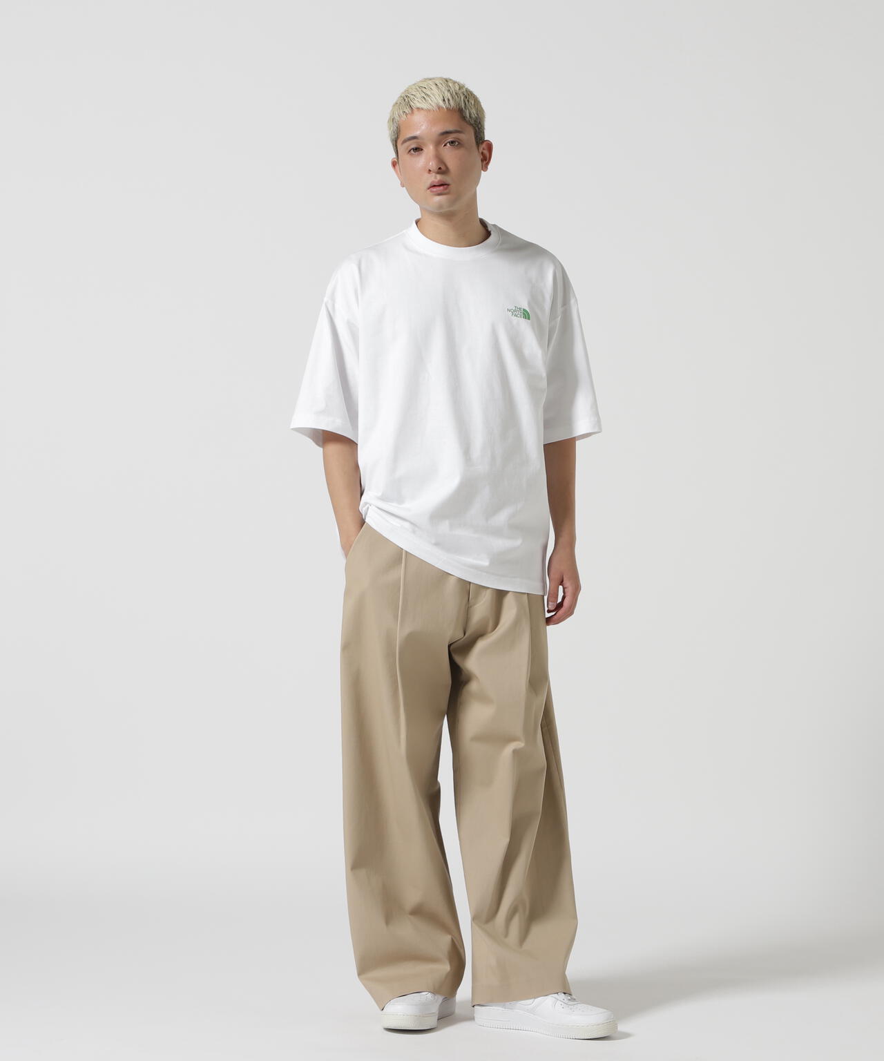 THE NORTH FACE S/S simple color scheme tee NT32434