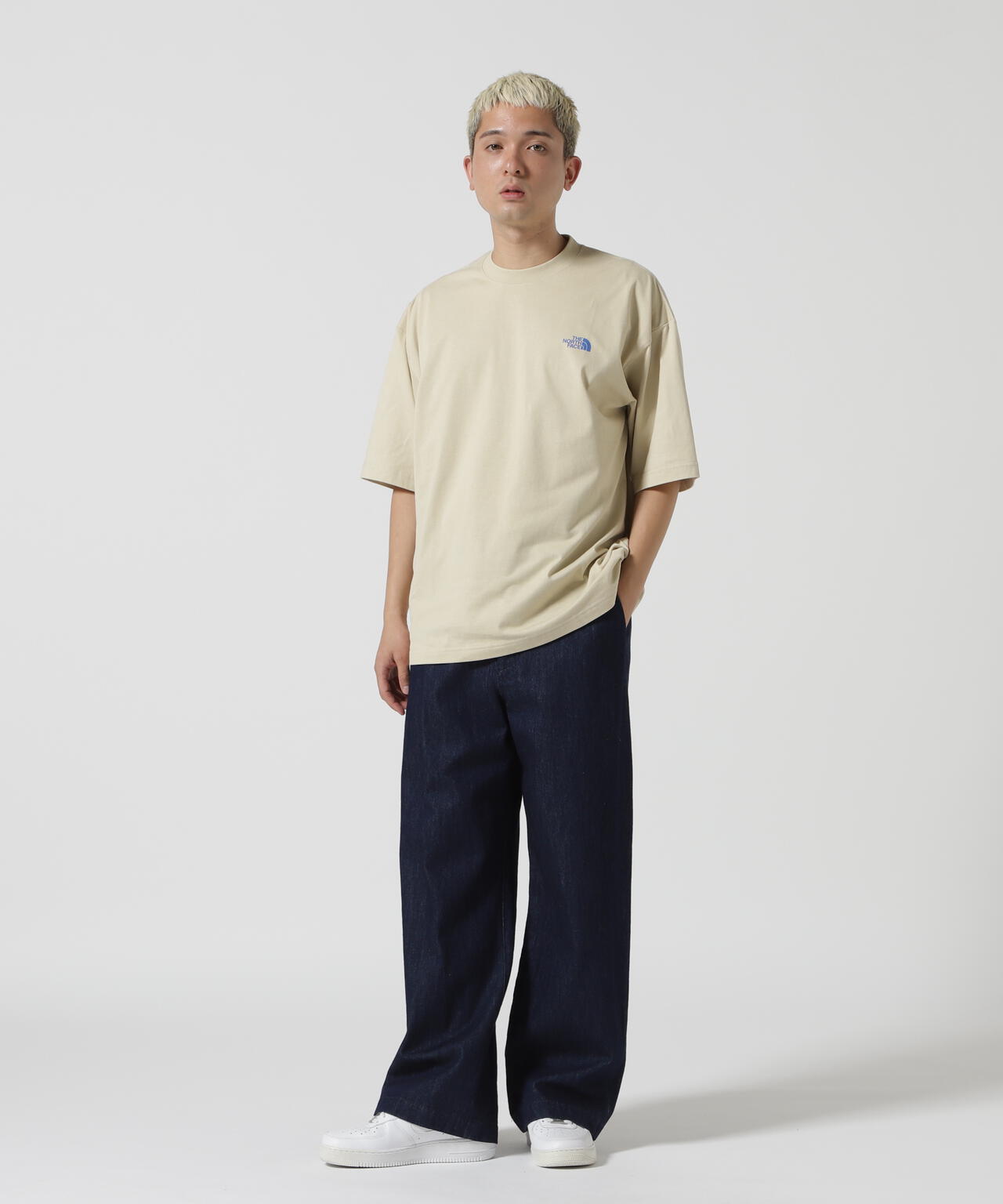 THE NORTH FACE S/S simple color scheme tee NT32434