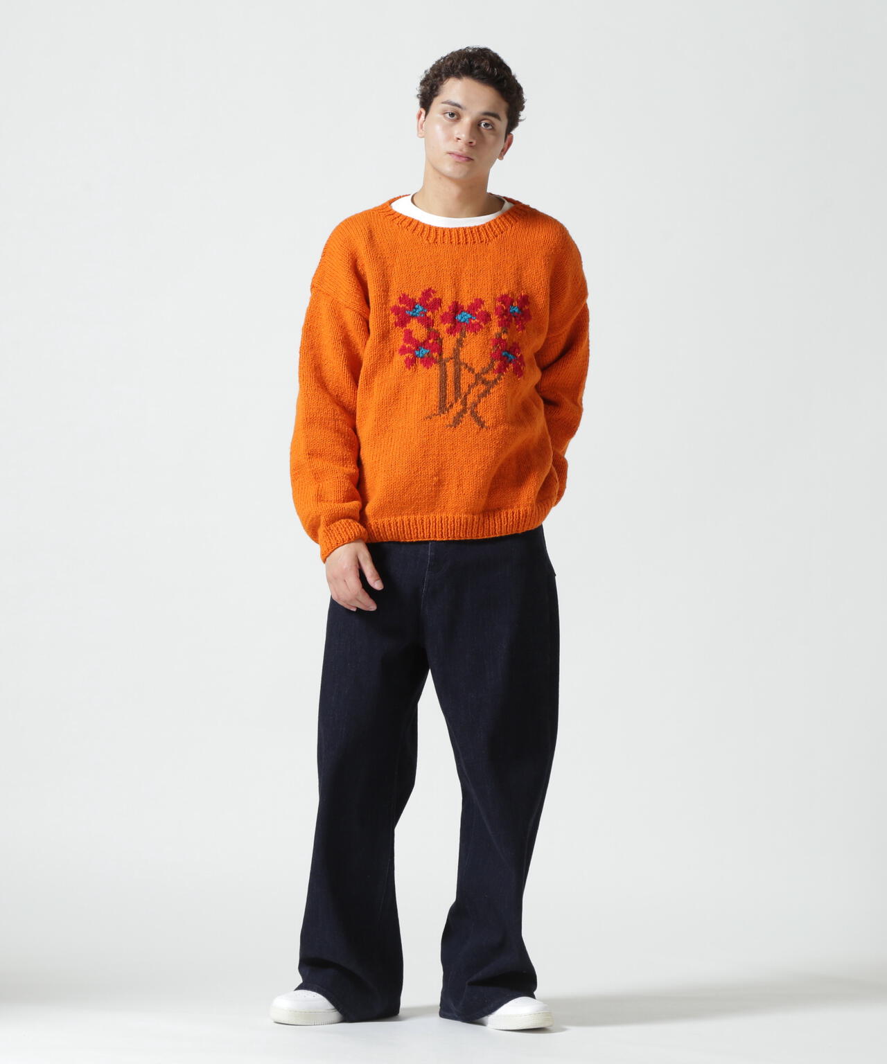 MacMahon Knitting Mills Crew Neck Knit-5 Flowers