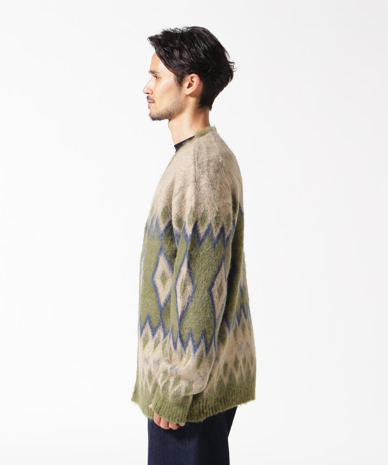 Needles/ニードルズ Mohair Cardigan - Diamond