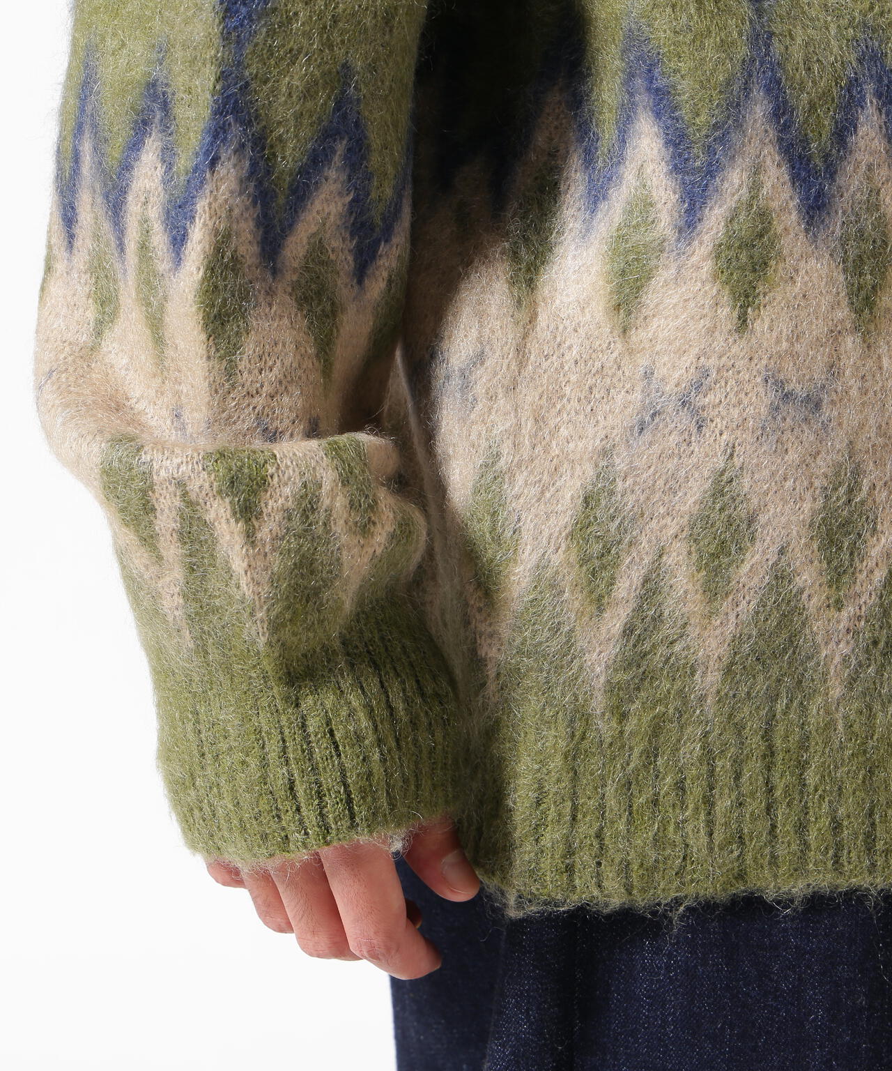 Needles/ニードルズ Mohair Cardigan - Diamond