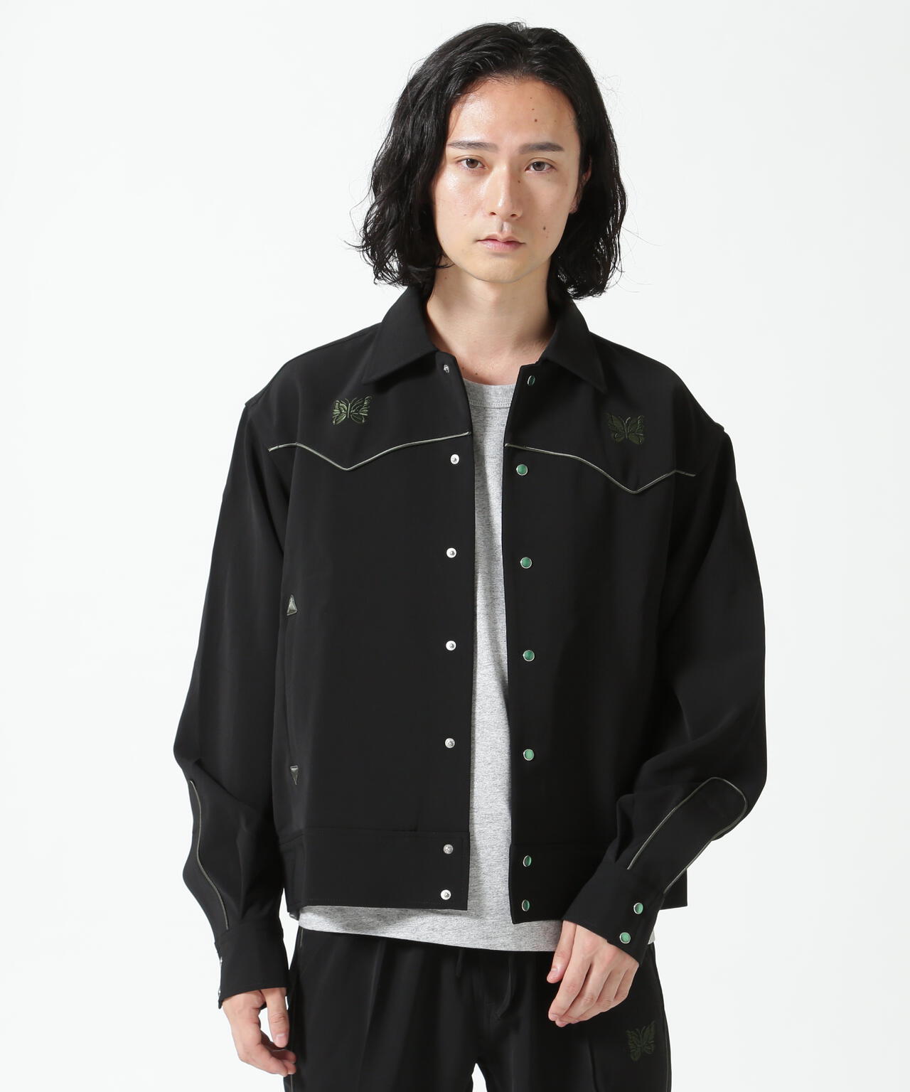 Needles/ニードルズ Piping Cowboy Jac - Double Cloth