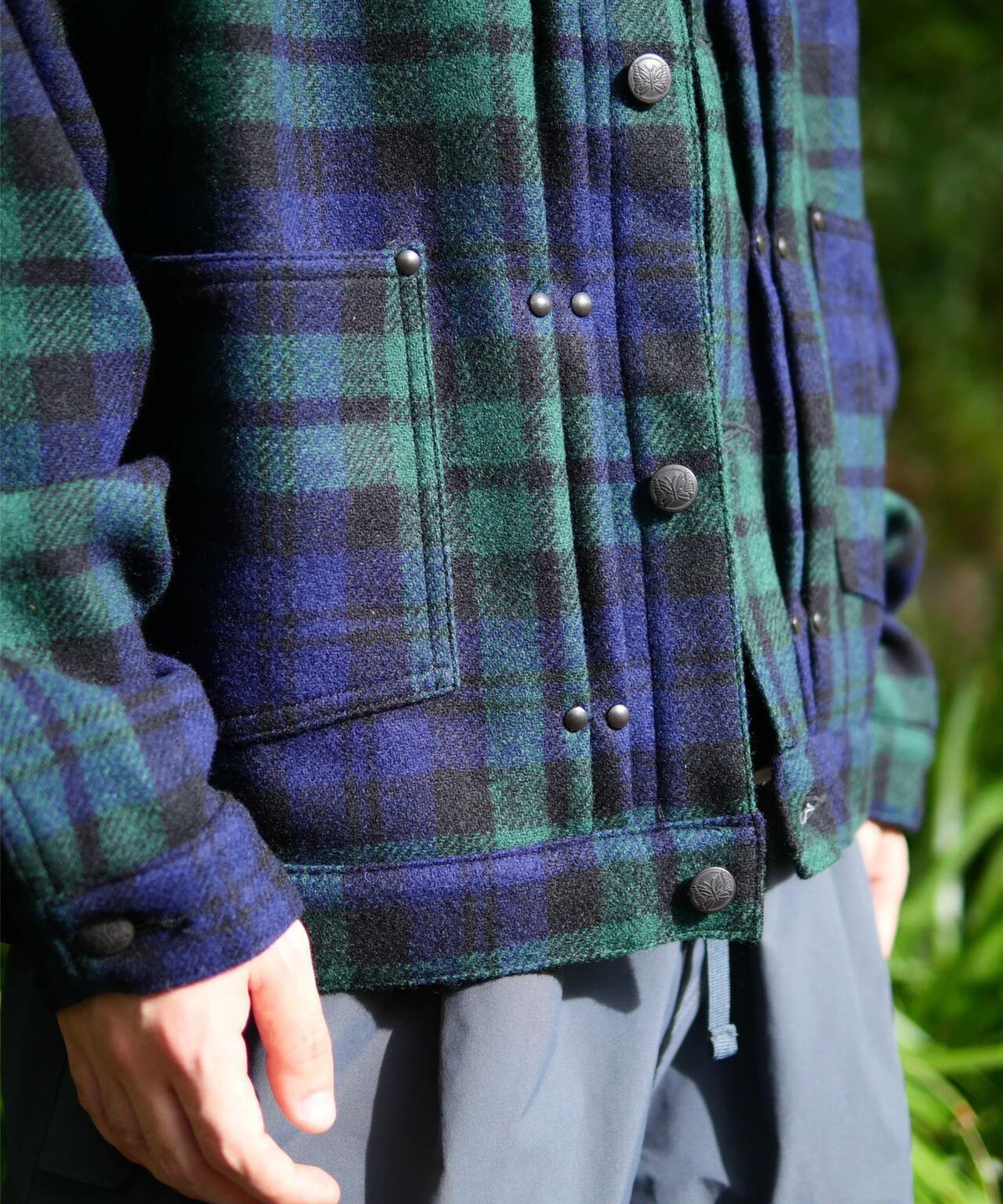 Needles/ニードルズ 別注MW Jean JK - Wool Tartan Plaid