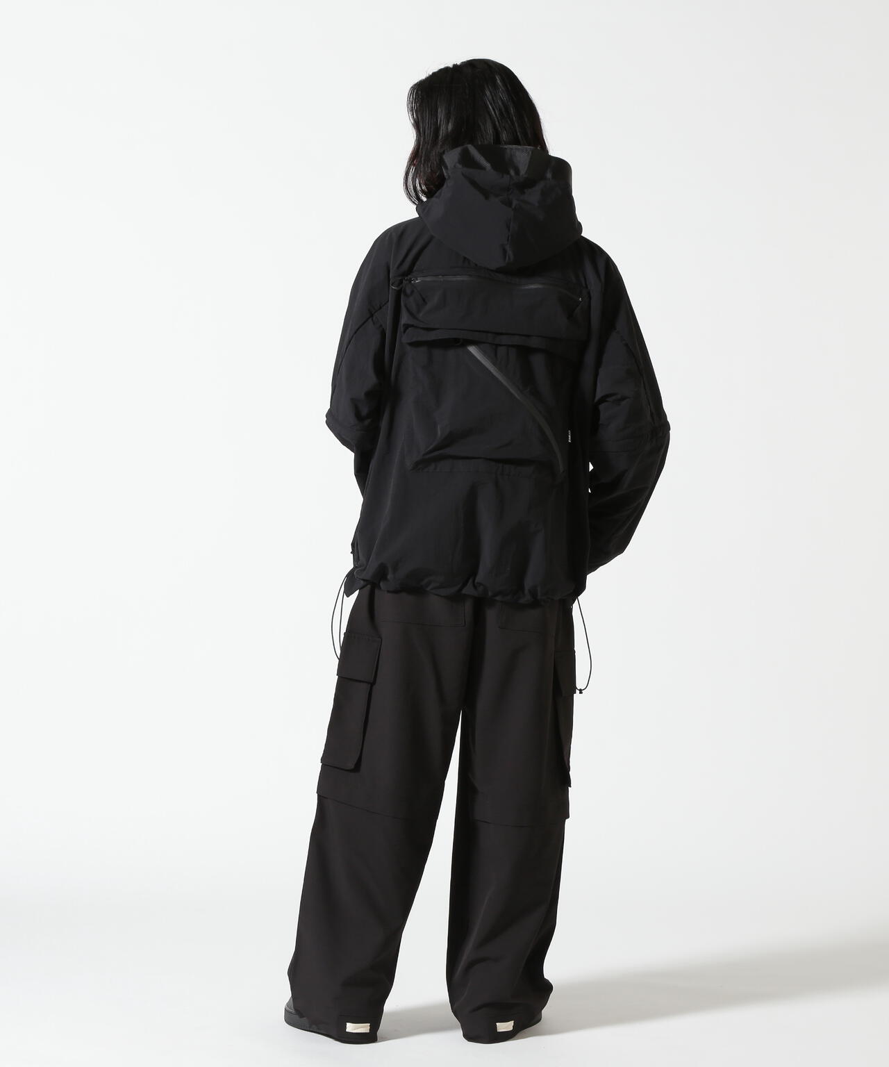 B omnivore/ビーオムニボー STRETCH POLYESTER CARGO PANTS