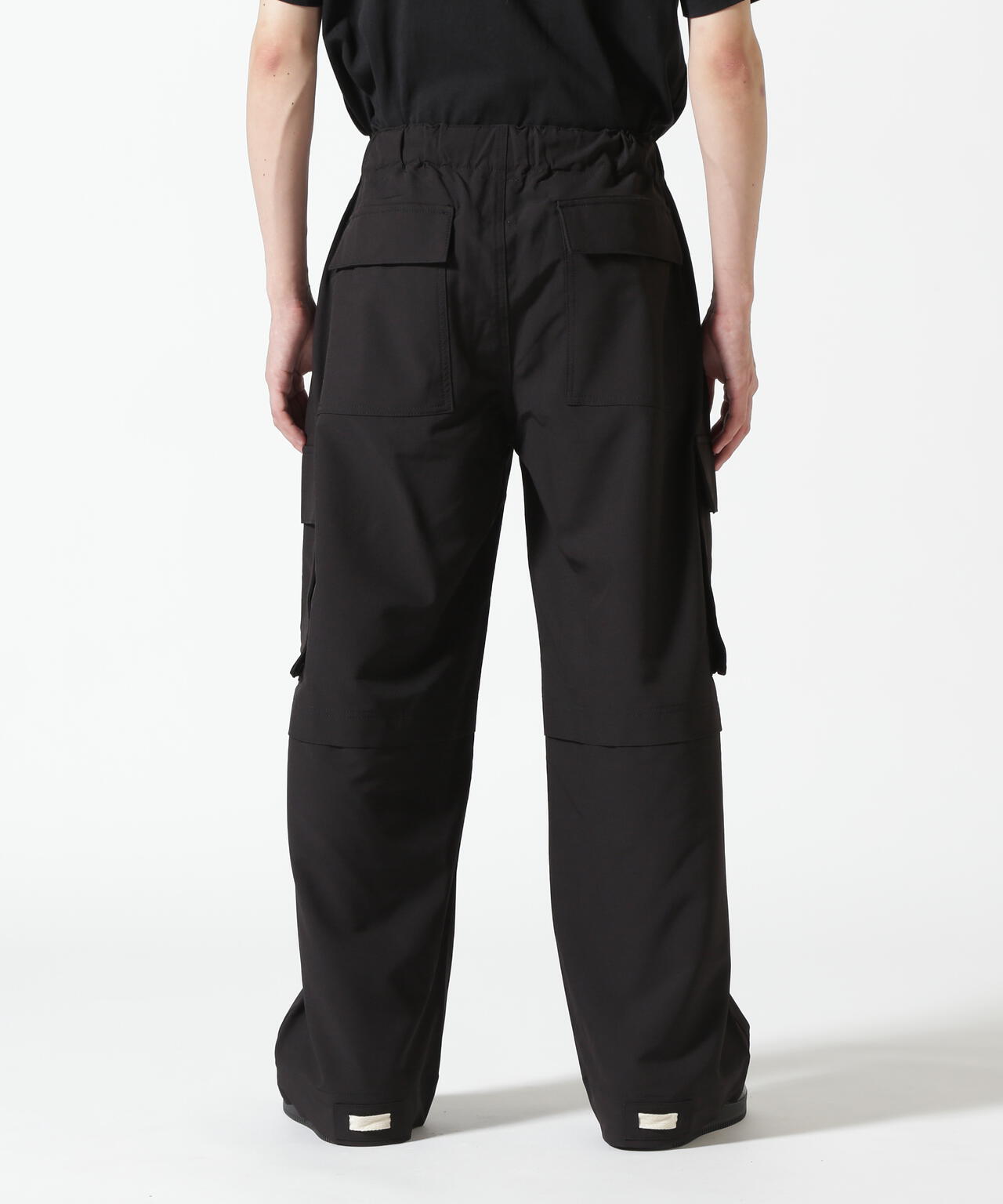B omnivore/ビーオムニボー STRETCH POLYESTER CARGO PANTS
