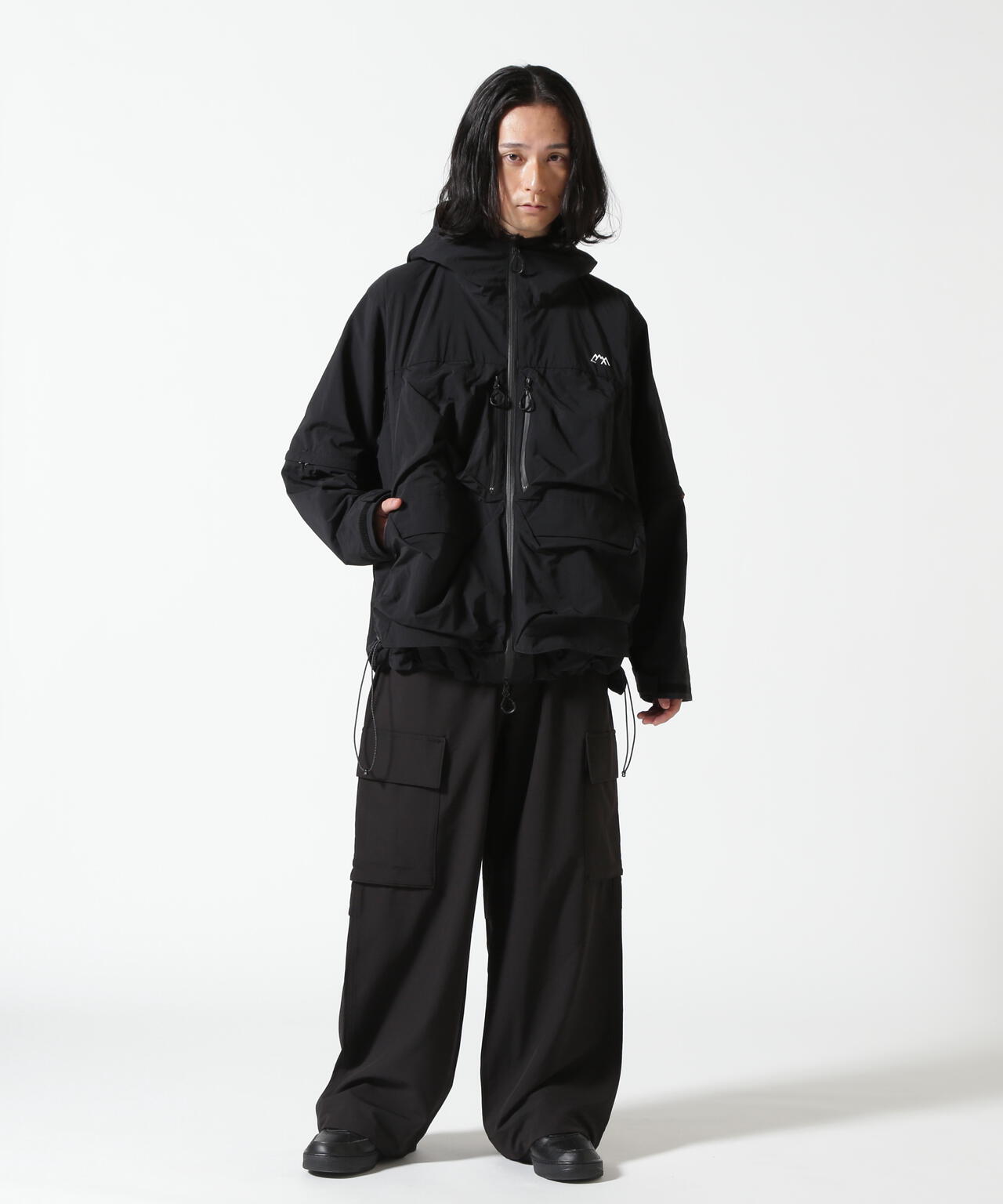 B omnivore/ビーオムニボー STRETCH POLYESTER CARGO PANTS