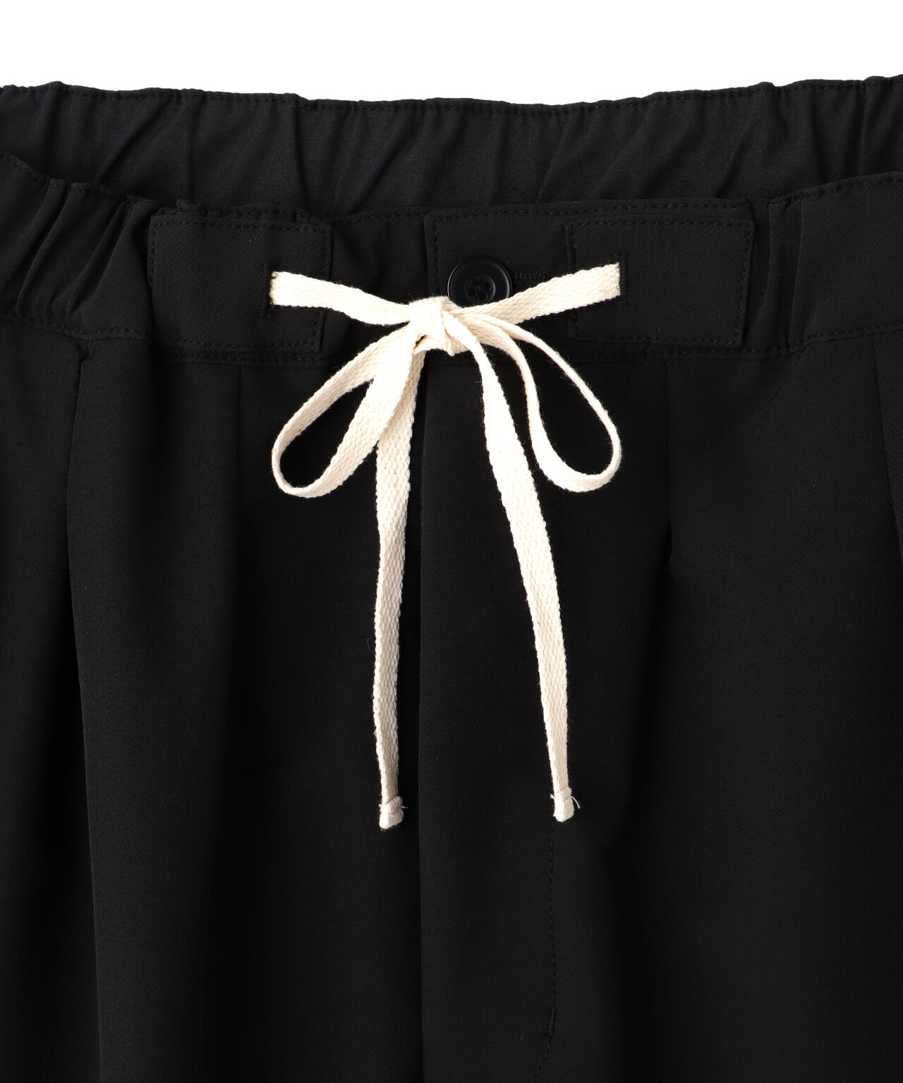 B omnivore STRETCH POLYESTER BALLOON TACK PANTS