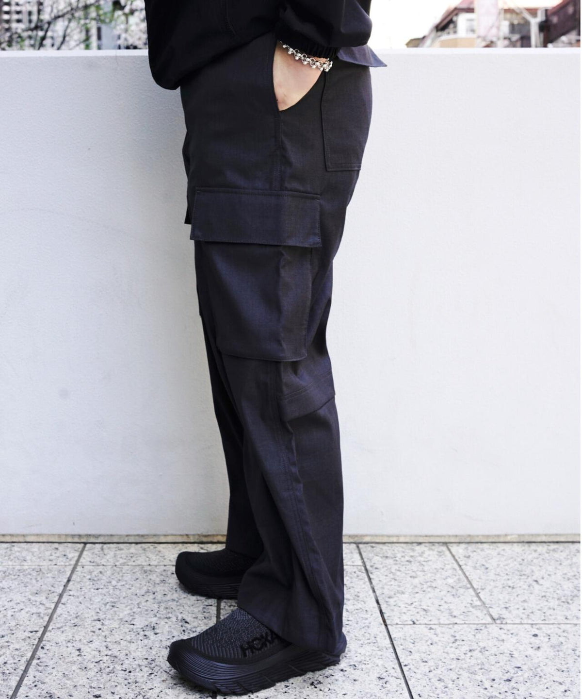 B omnivore/ビーオムニボー TR CARGO PANTS