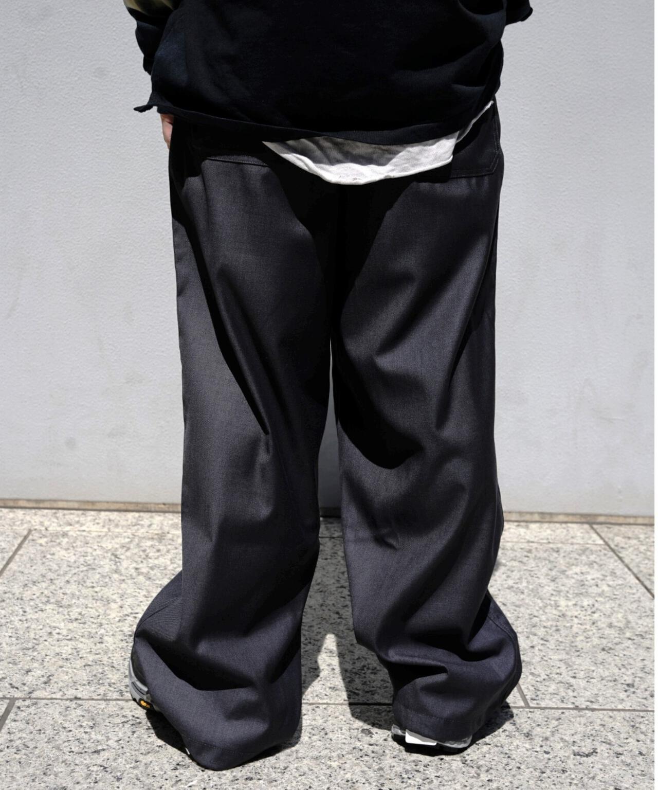 B omnivore/ビーオムニボー TR BELT LOOSE PANTS