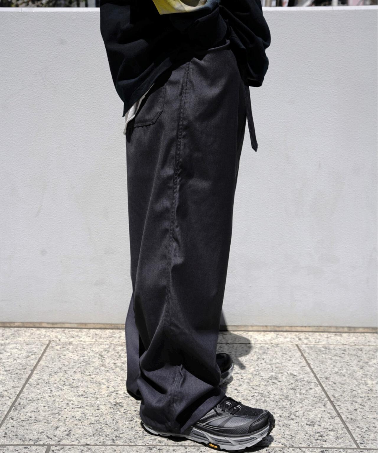 B omnivore/ビーオムニボー TR BELT LOOSE PANTS