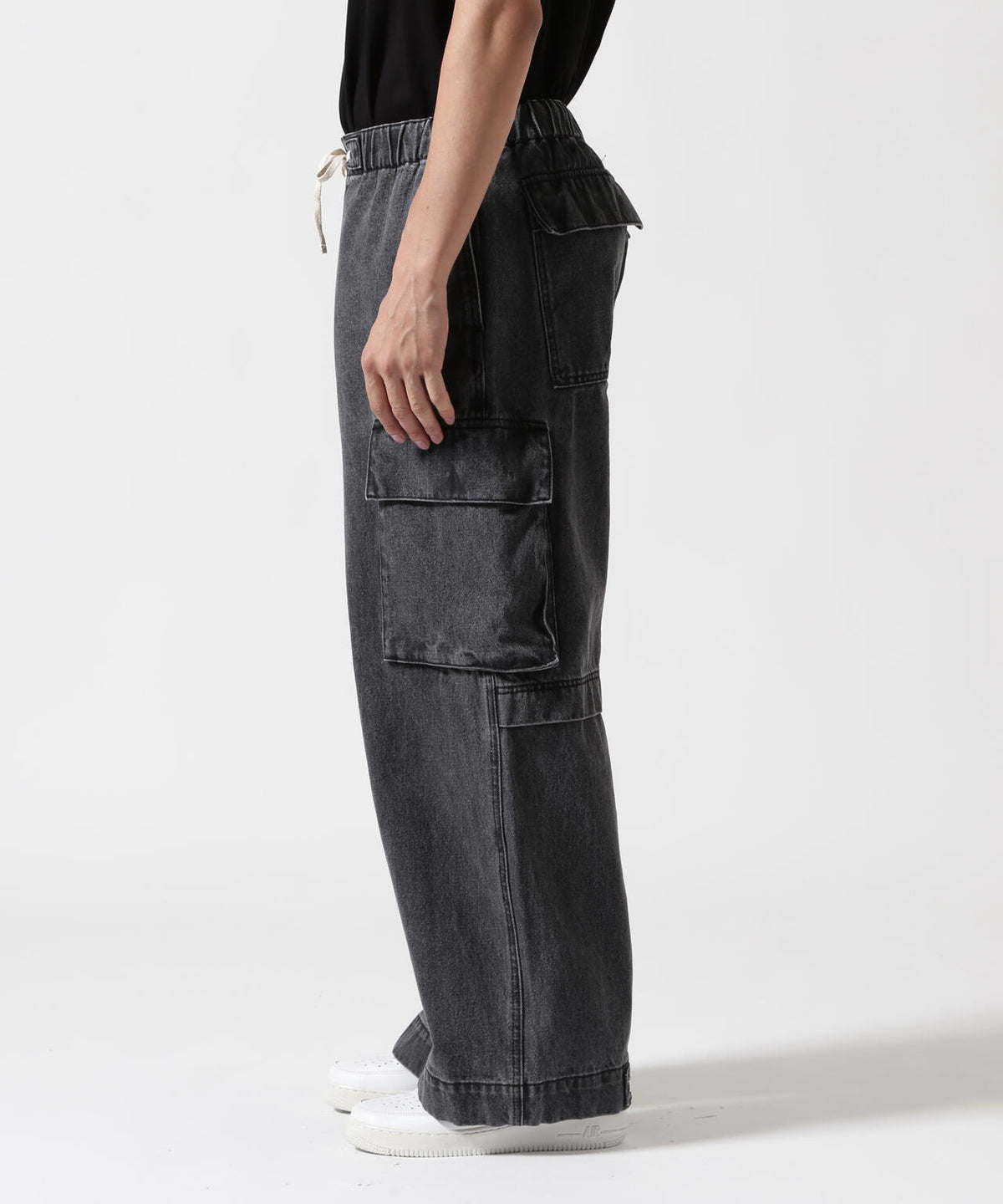 B omnivore/ビーオムニボー DENIM CARGO PANTS