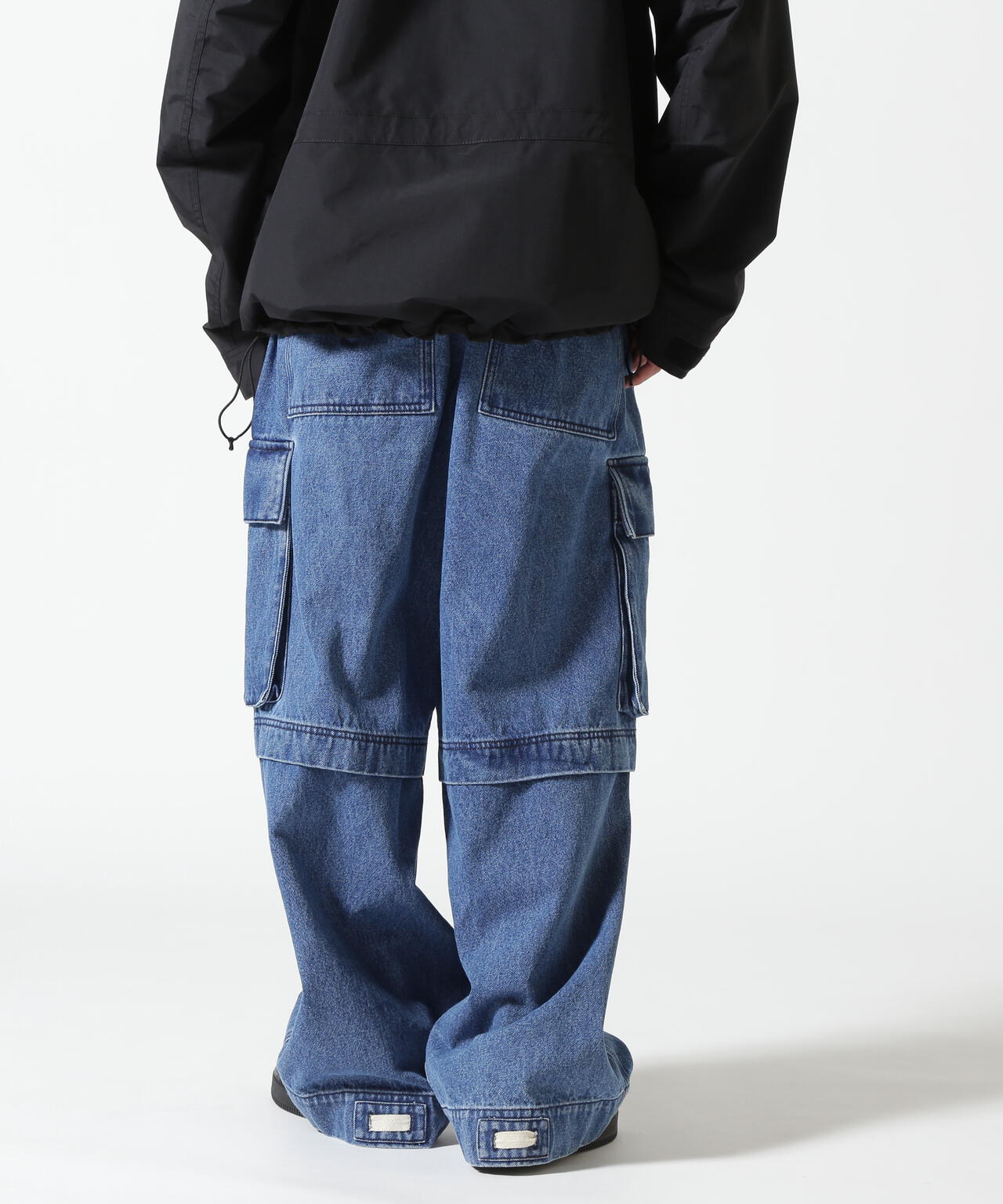 B omnivore/ビーオムニボー DENIM CARGO PANTS