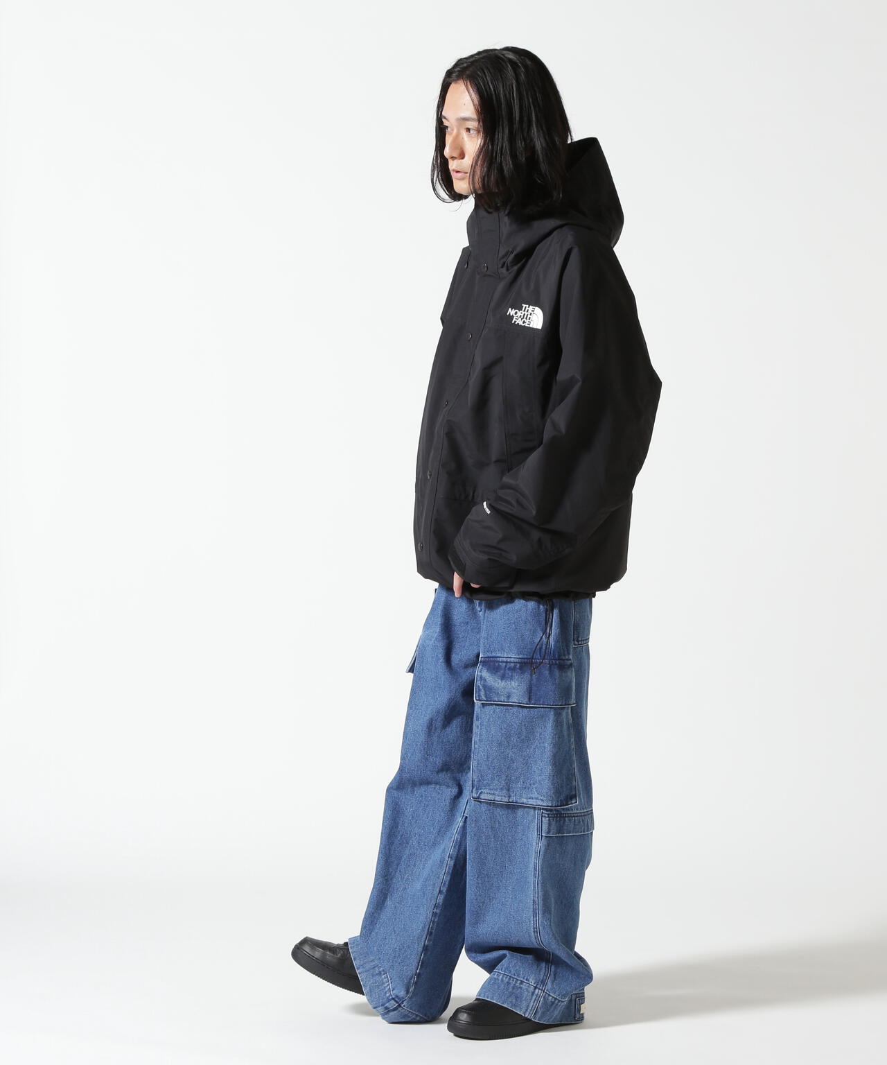 B omnivore/ビーオムニボー DENIM CARGO PANTS