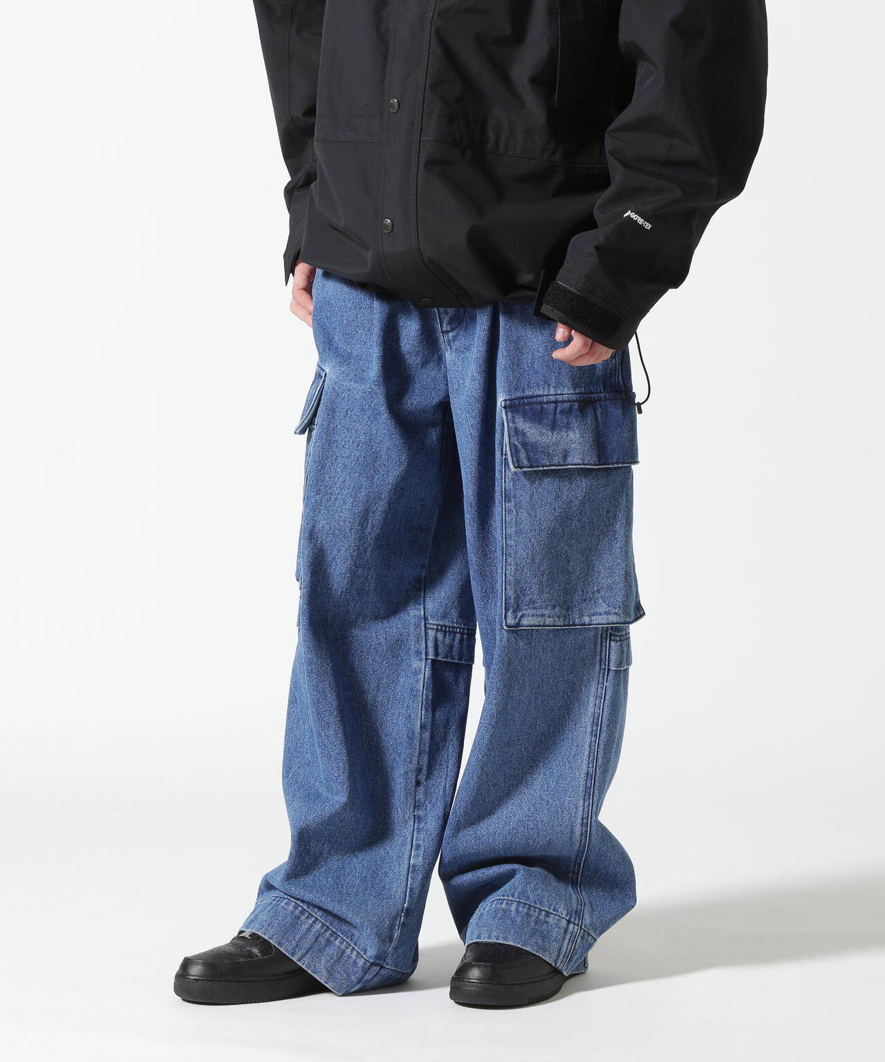 B omnivore/ビーオムニボー DENIM CARGO PANTS