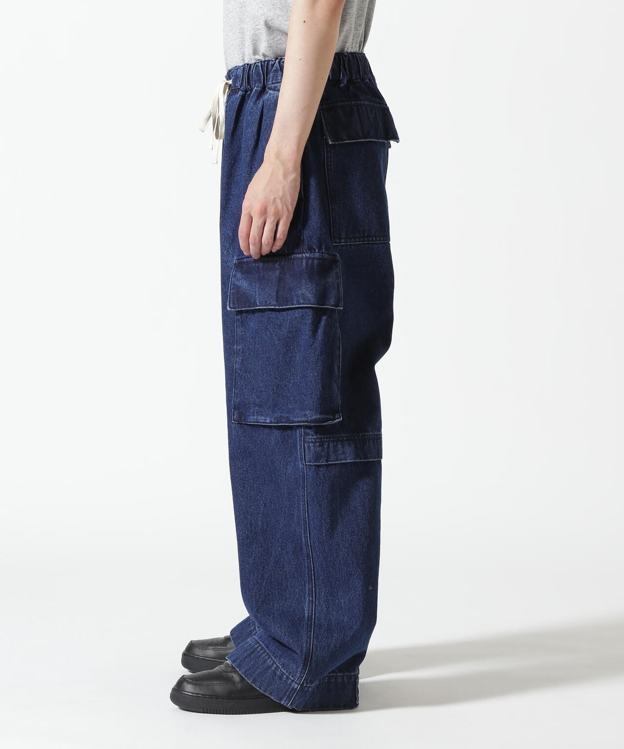 B omnivore/ビーオムニボー DENIM CARGO PANTS