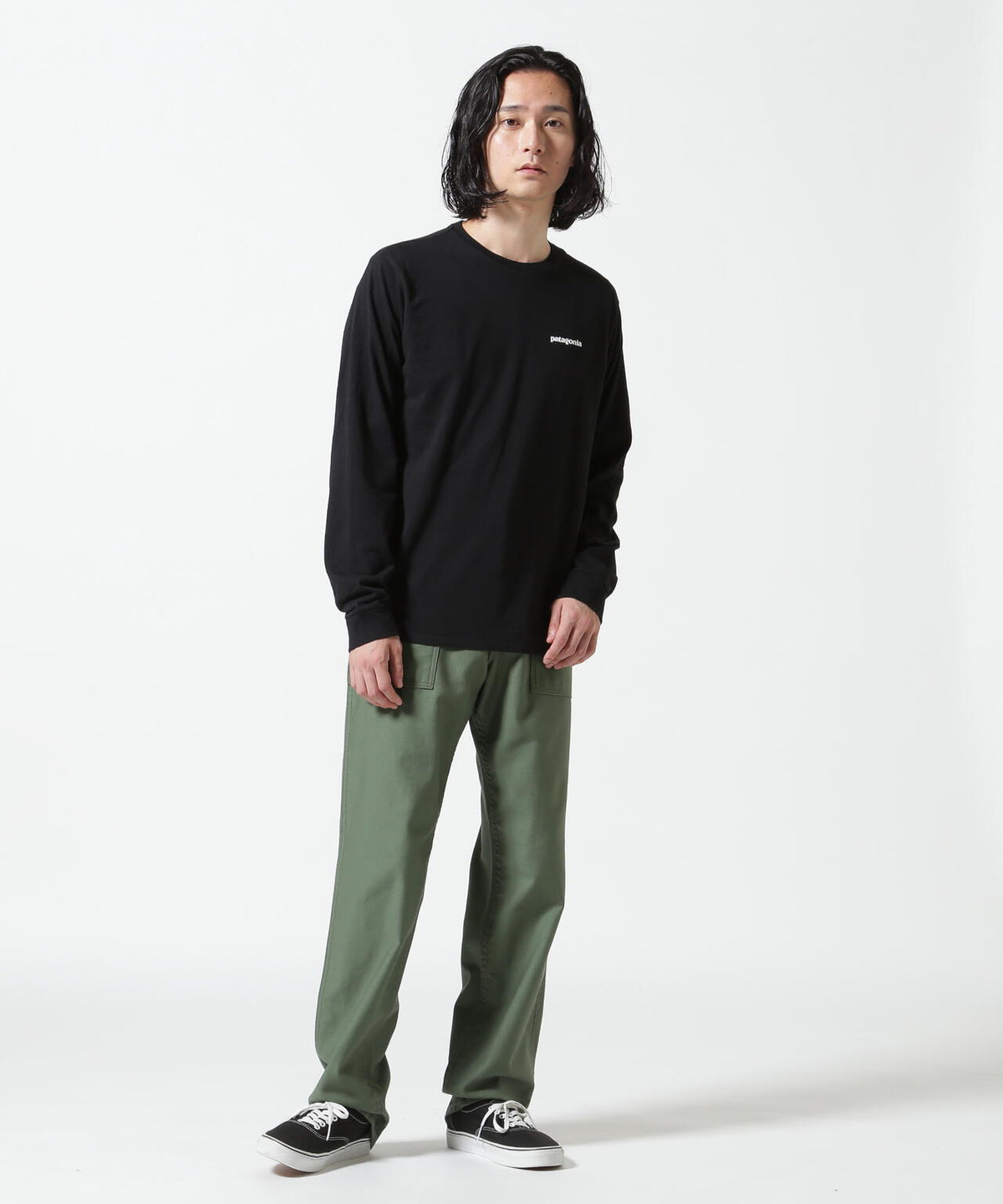 Patagonia/パタゴニア メンズ・ロングスリーブ・P-6ロゴ・レスポンシビリティー