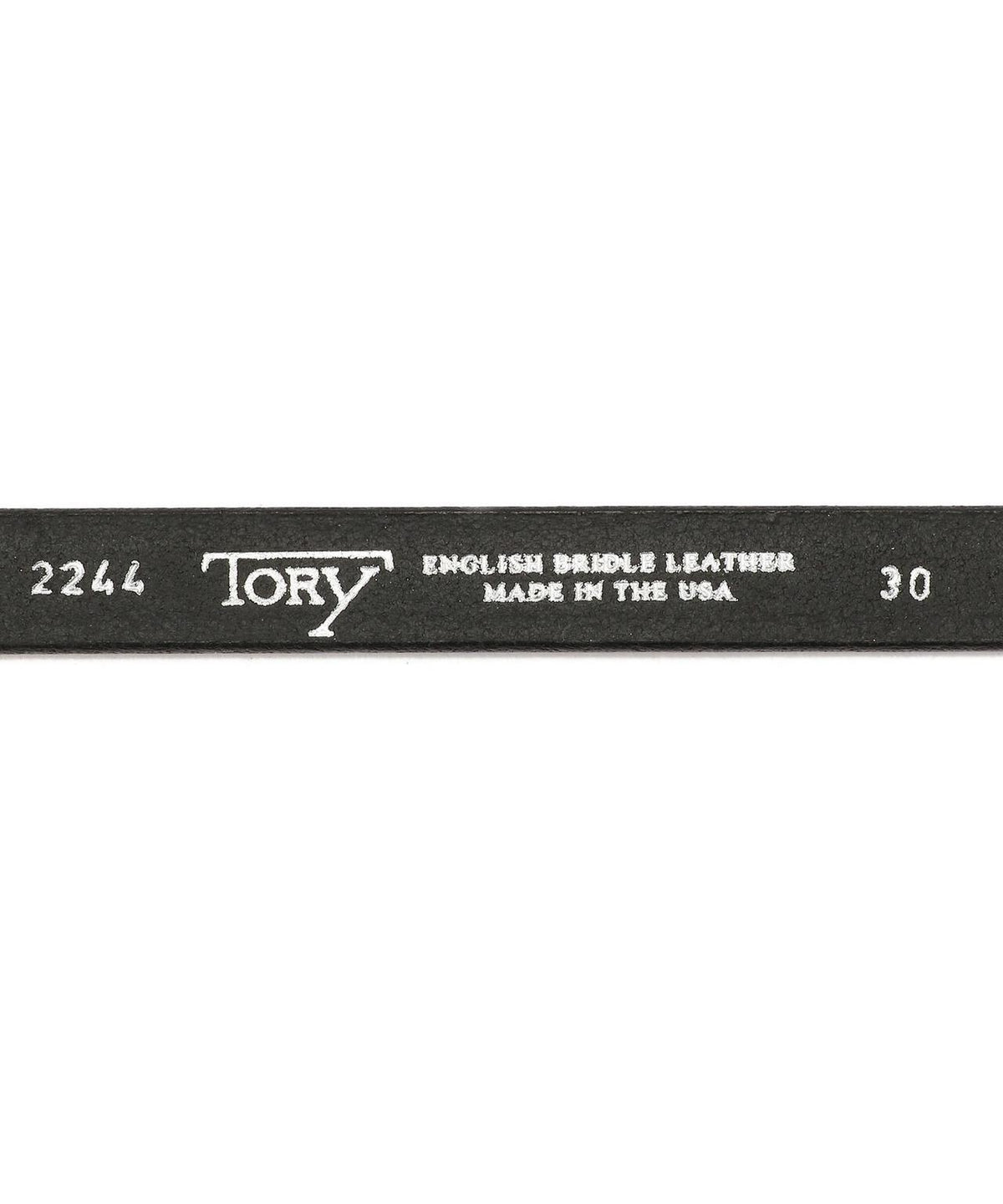 TORY LEATHER 3/4 inch 3-Piece Silver Buckle Set Belt
