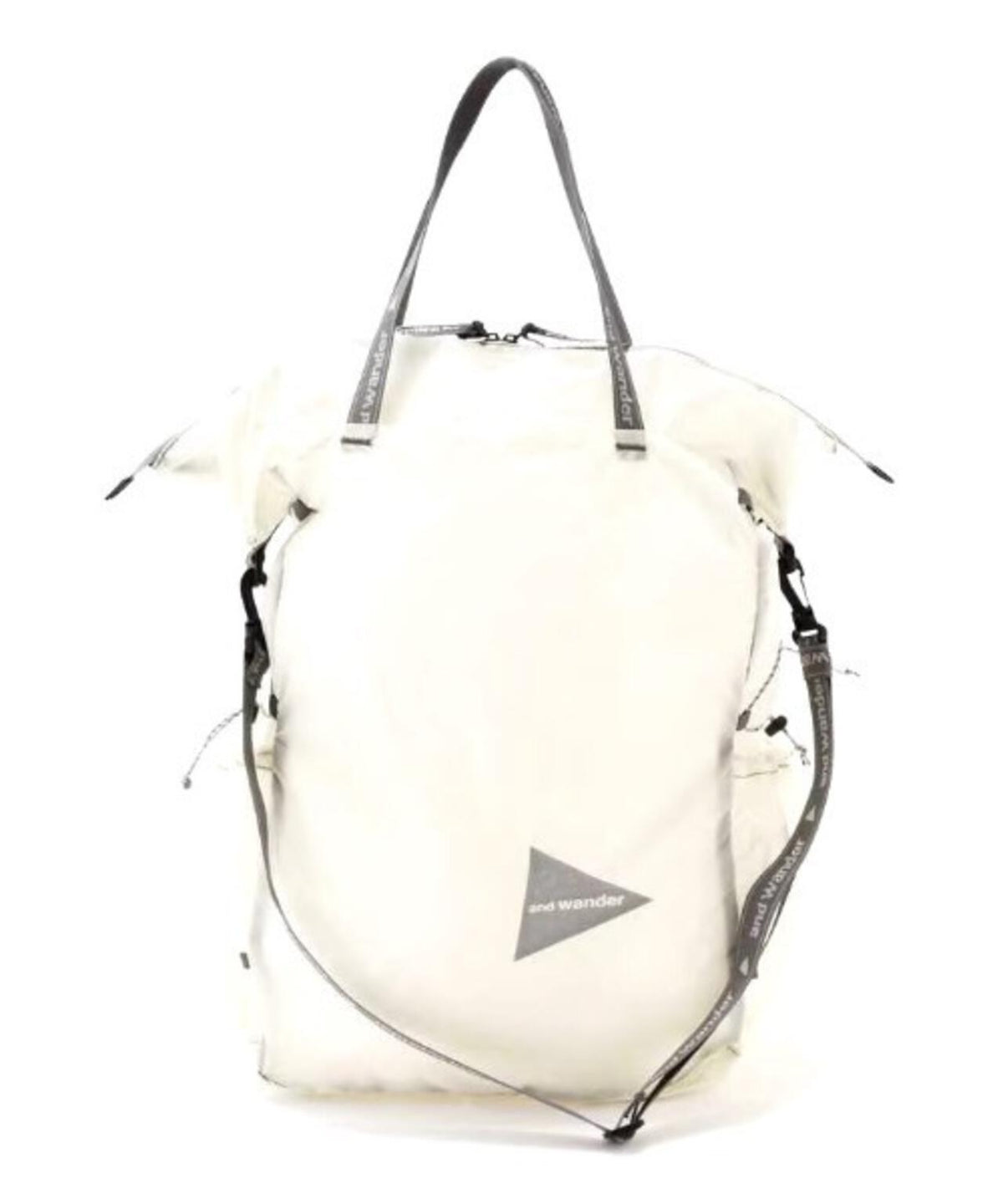 and wander/アンドワンダー sil tote bag