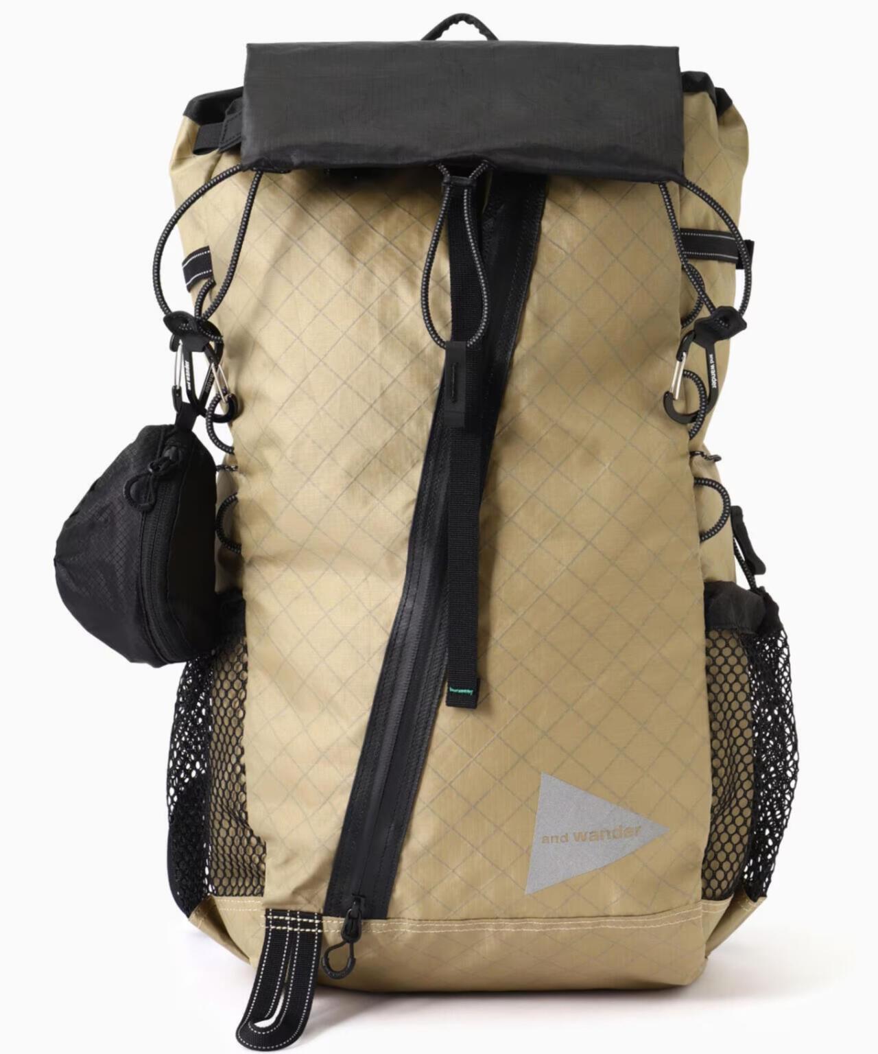 and wander/アンドワンダー ECOPAK 30L backpack